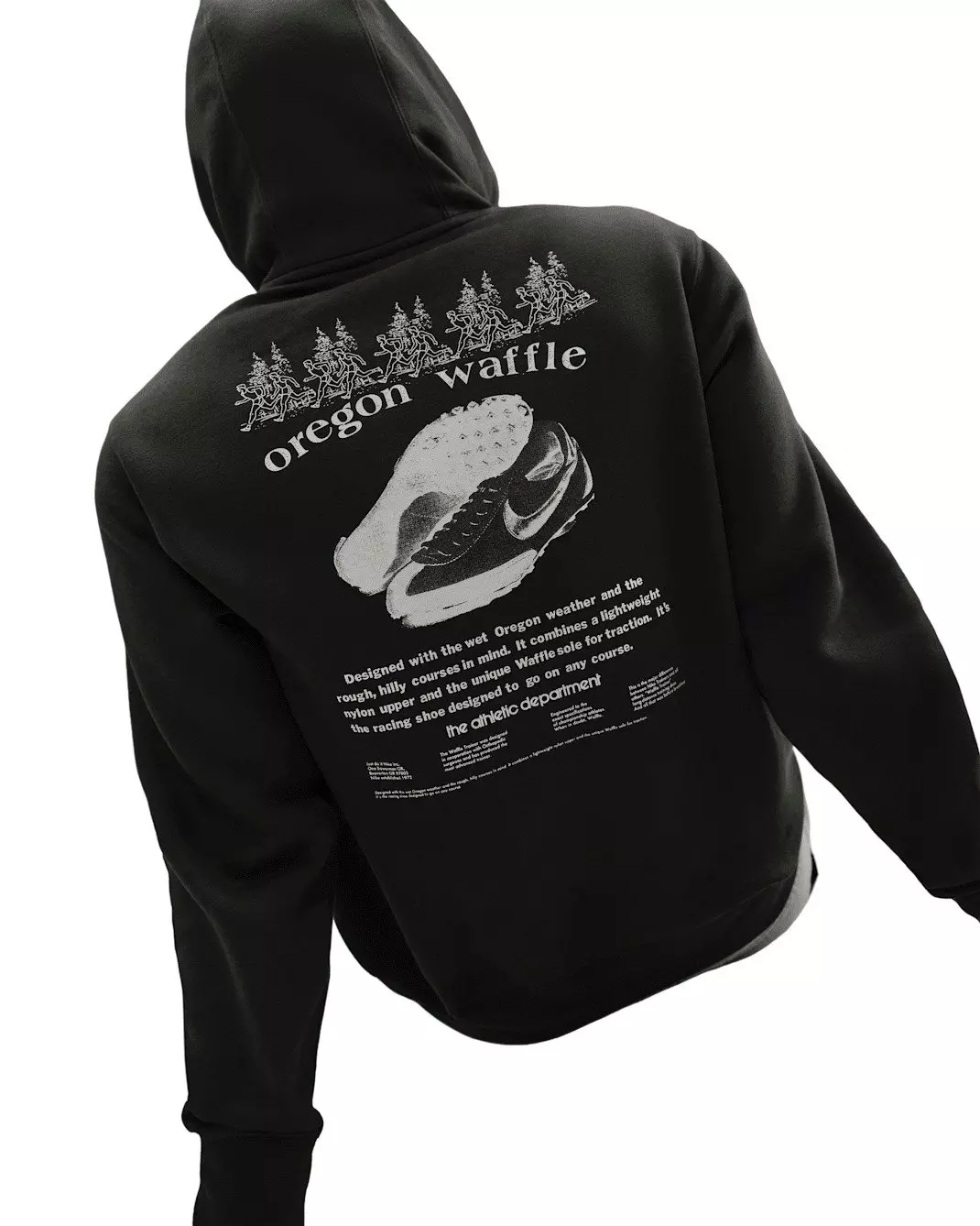 Nike Men's Sportwear Club BB Oregon Waffle Fleece Hoodie - GREEN