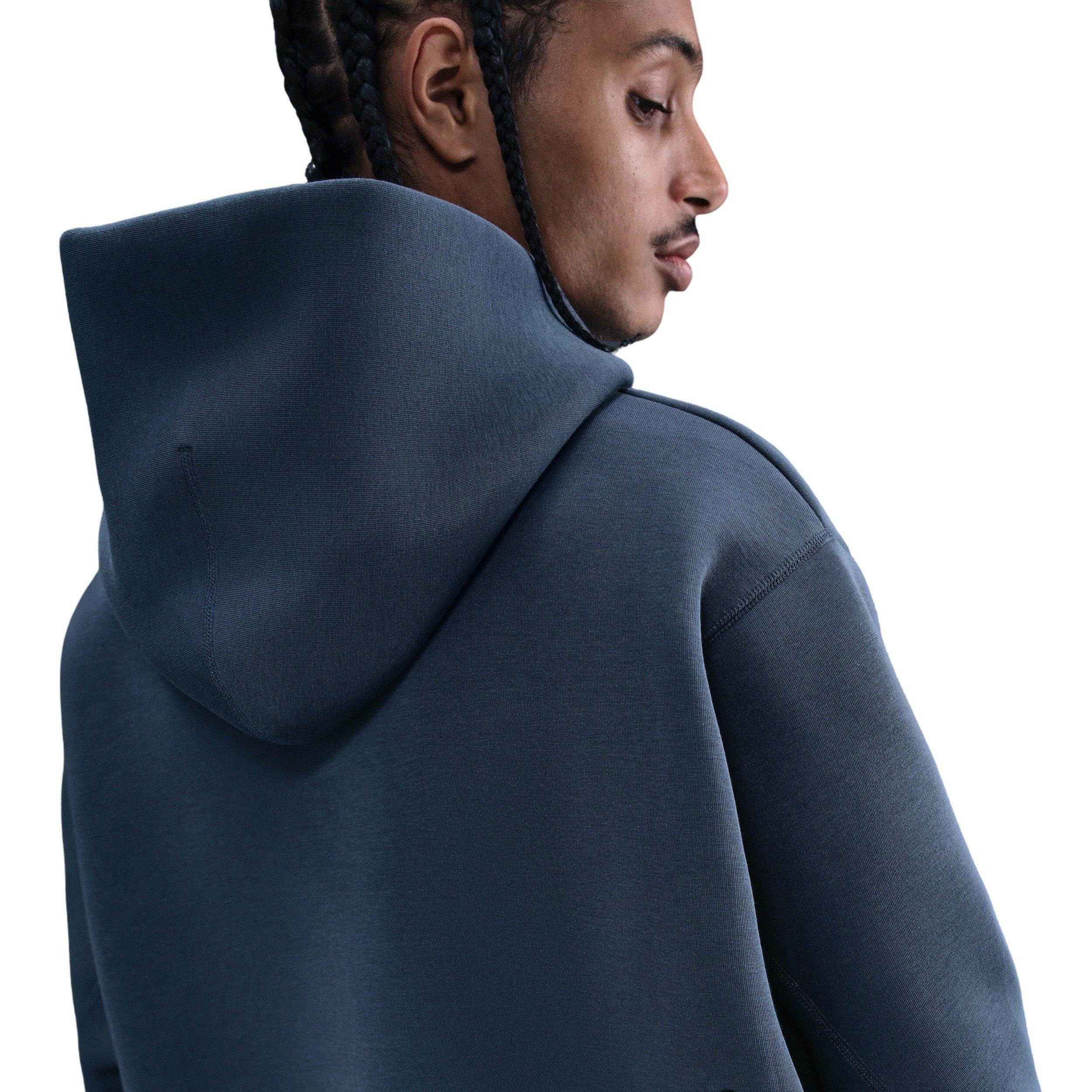 Nike Men's Tech Pullover Graphic Hoodie - BLUE Thumbnail View 2