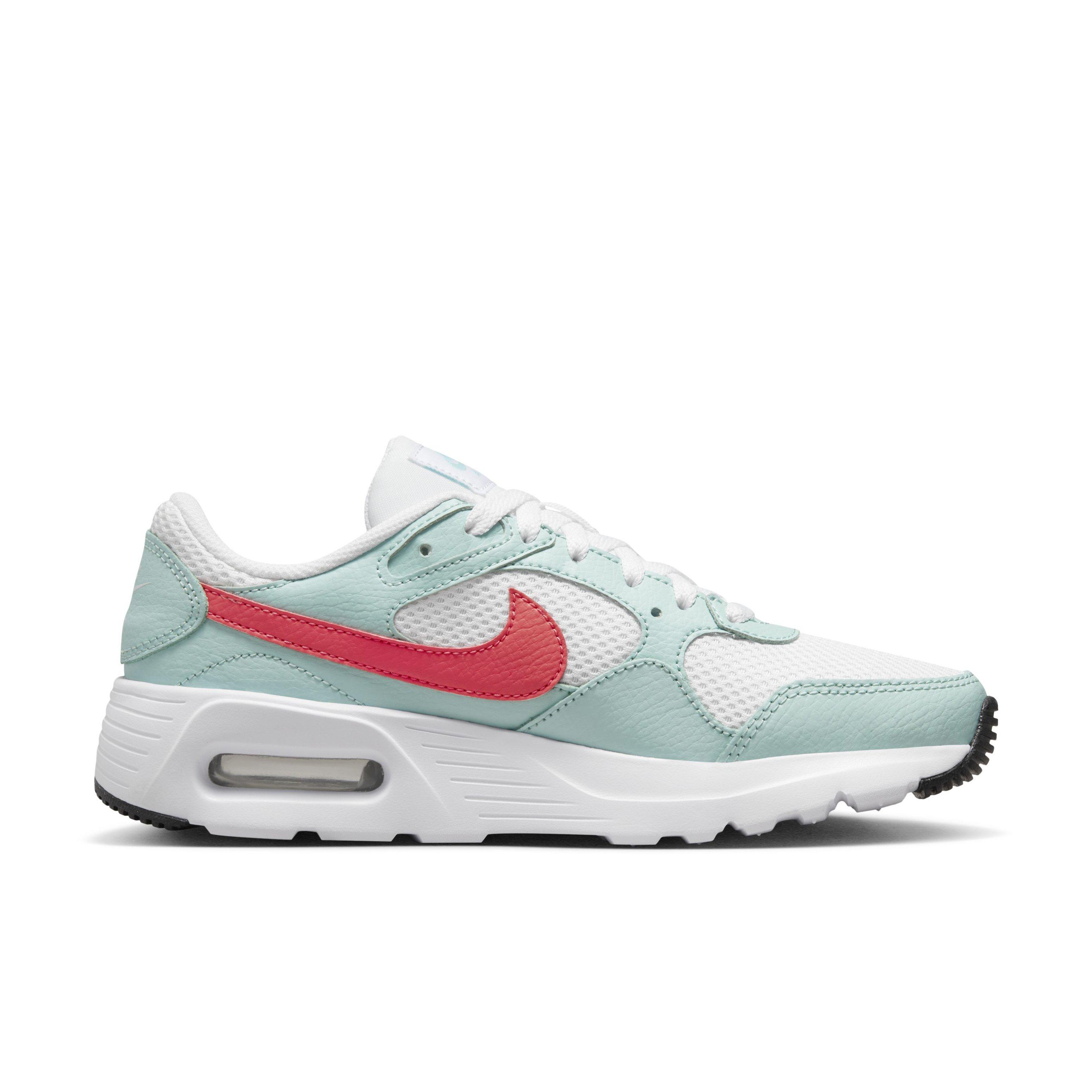 Nike Air Max SC "White/Light Fusion Red/Jade Ice/Black" Women's Shoe - WHITE/LT RED/JADE/BLACK Thumbnail View 1