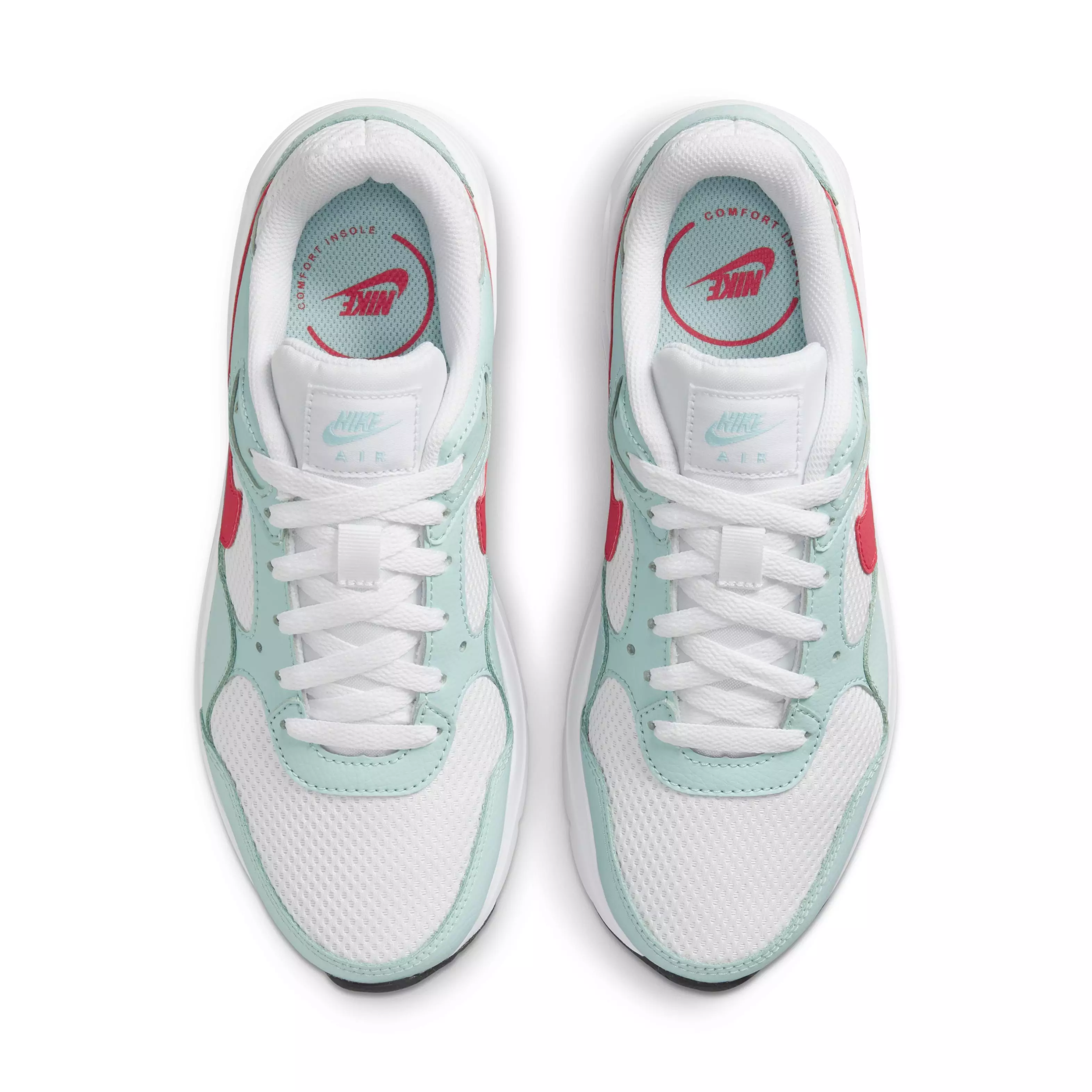 Nike Air Max SC "White/Light Fusion Red/Jade Ice/Black" Women's Shoe - WHITE/LT RED/JADE/BLACK