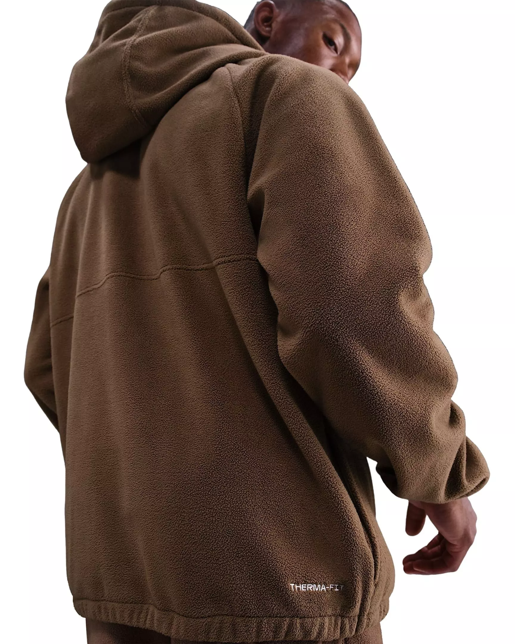 Nike Men's Sportswear Club Fleece Winterized Top - BROWN