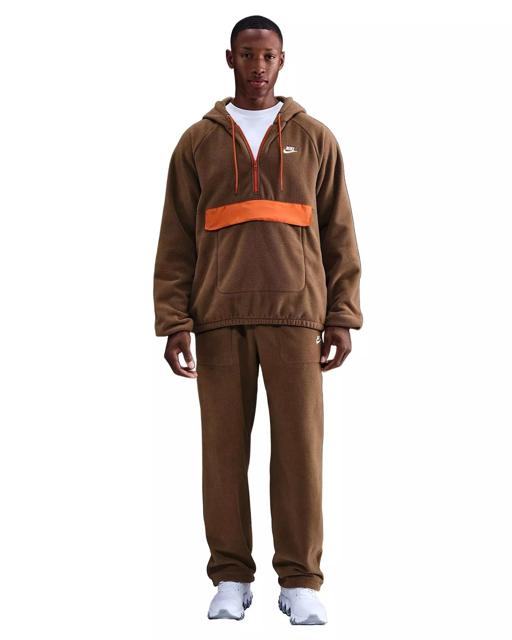 Nike Men's Sportswear Club Fleece Winterized Top - BROWN