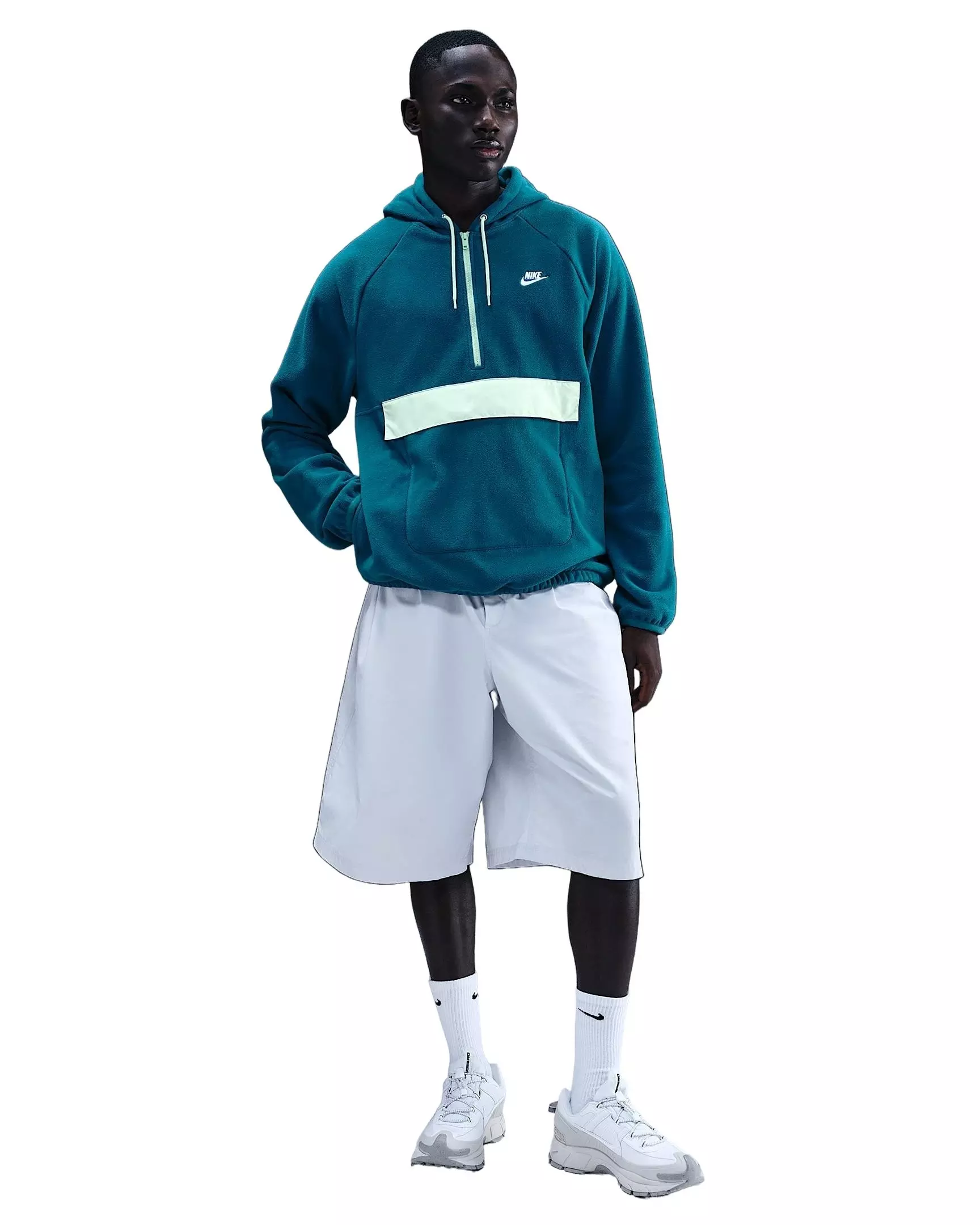 Nike Men's Sportswear Club Fleece Winterized Top - BLUE