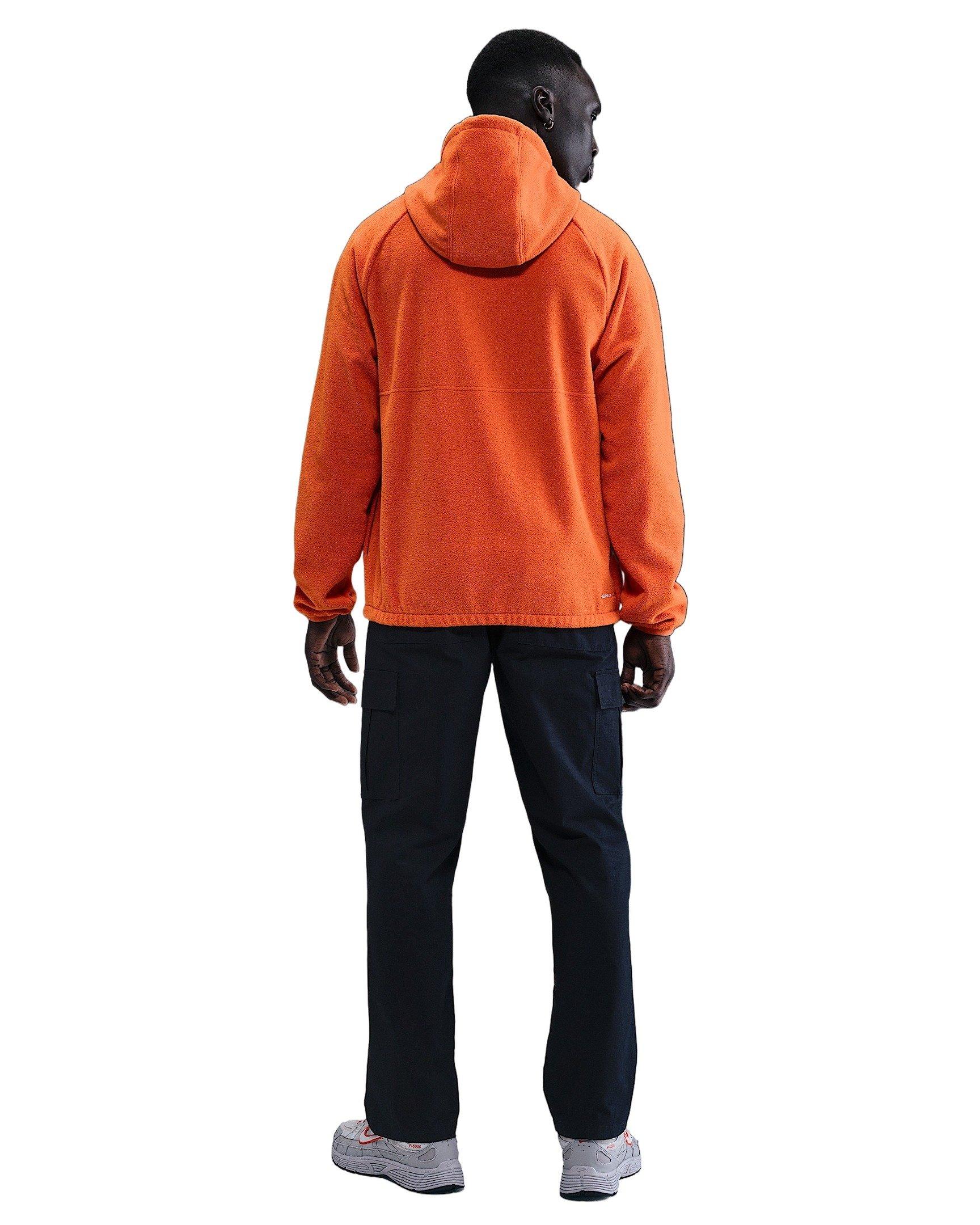 Nike Men's Sportswear Club Fleece Winterized Top - ORANGE Thumbnail View 5