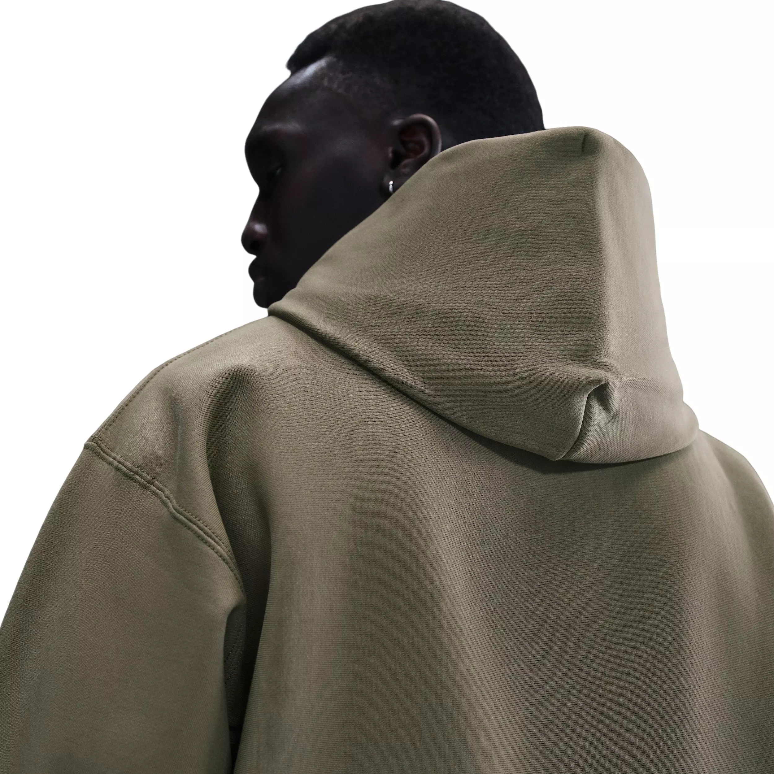 Nike Men's Solo Swoosh BB Pullover Graphic Hoodie - GREEN