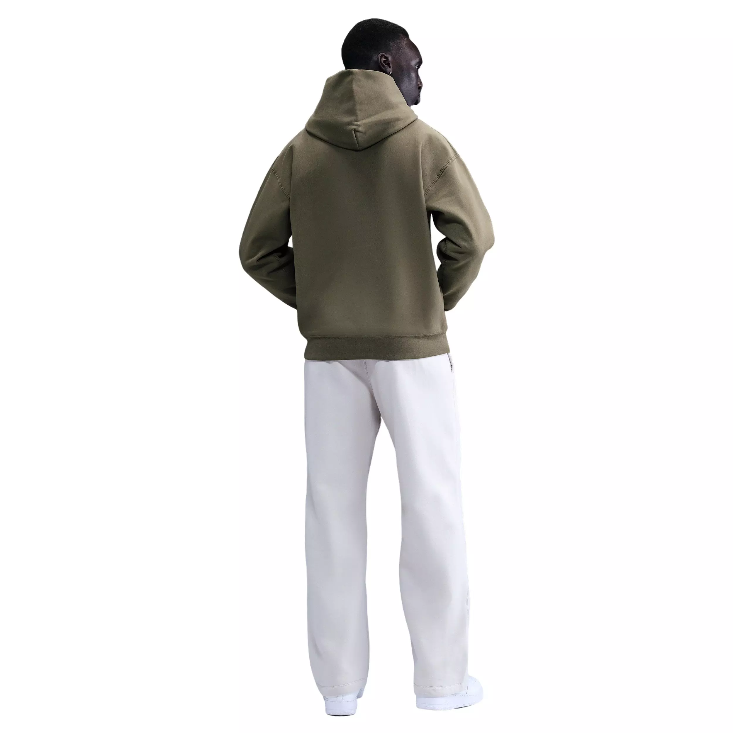 Nike Men's Solo Swoosh BB Pullover Graphic Hoodie - GREEN