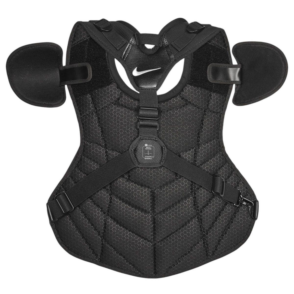 Nike Adults' Diamond Elite Chest Protector - Black/White - BLACK/WHITE