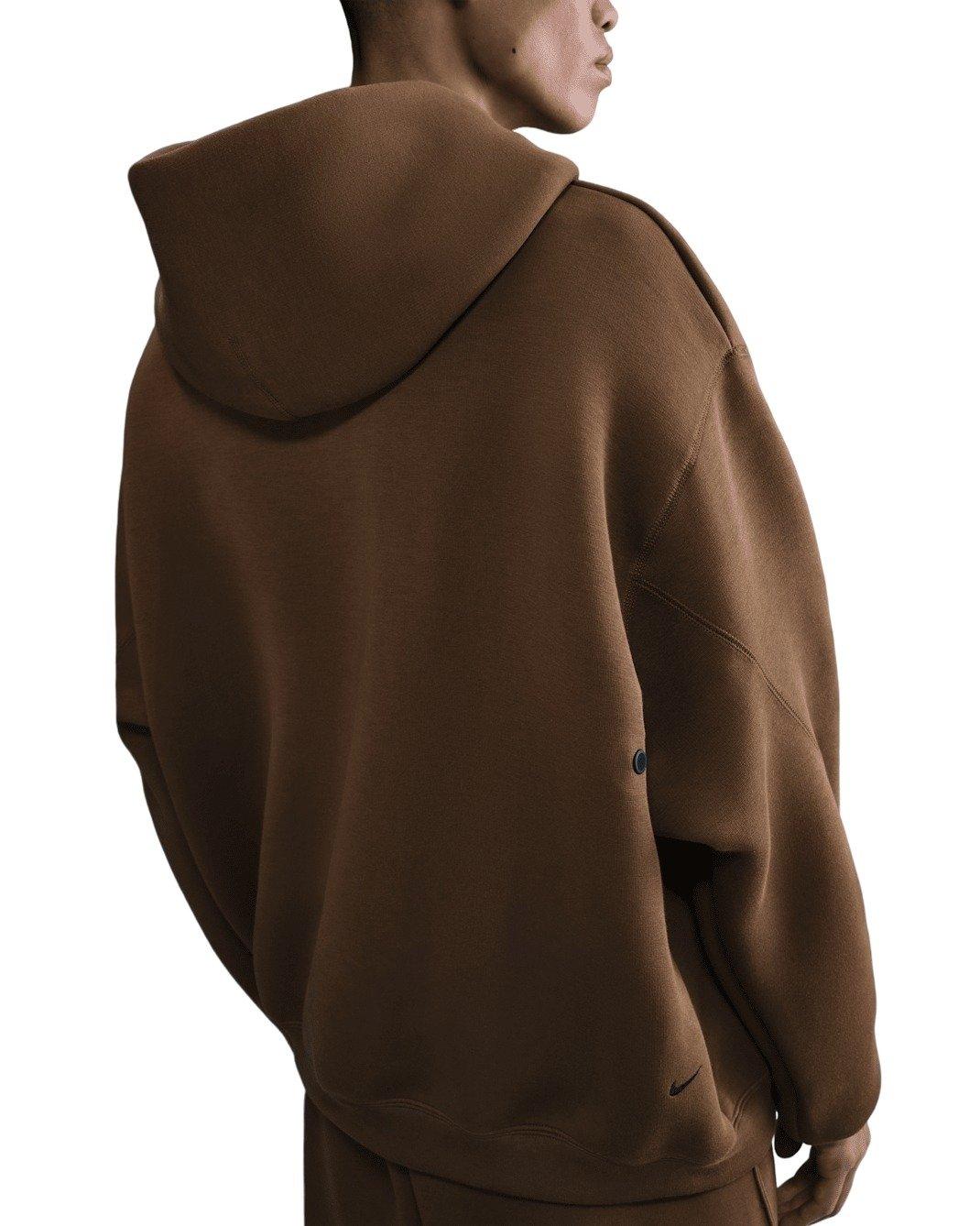 Nike Men's Tech Fleece Oversized Hoodie - BROWN Thumbnail View 2