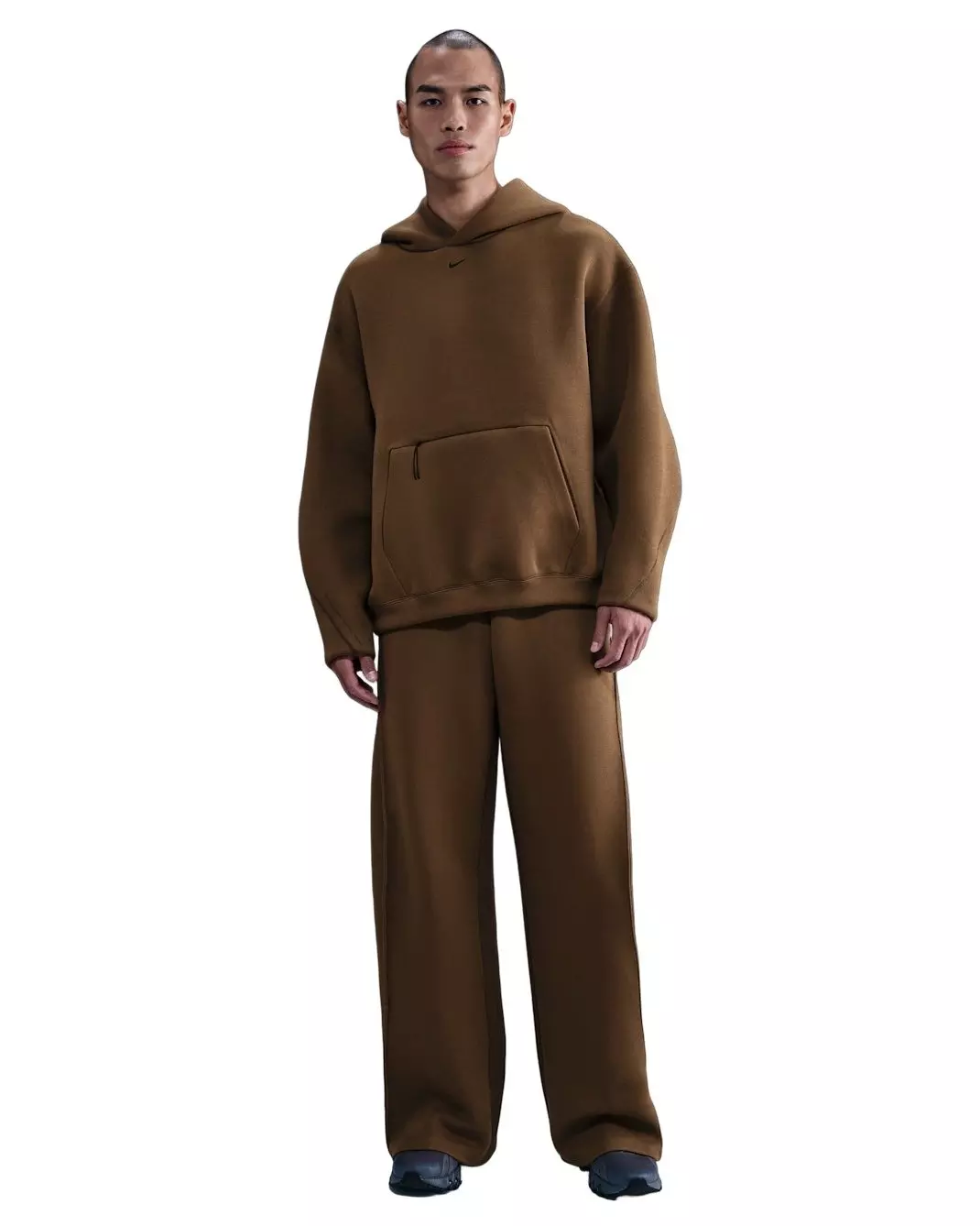 Nike Men's Tech Fleece Oversized Hoodie - BROWN