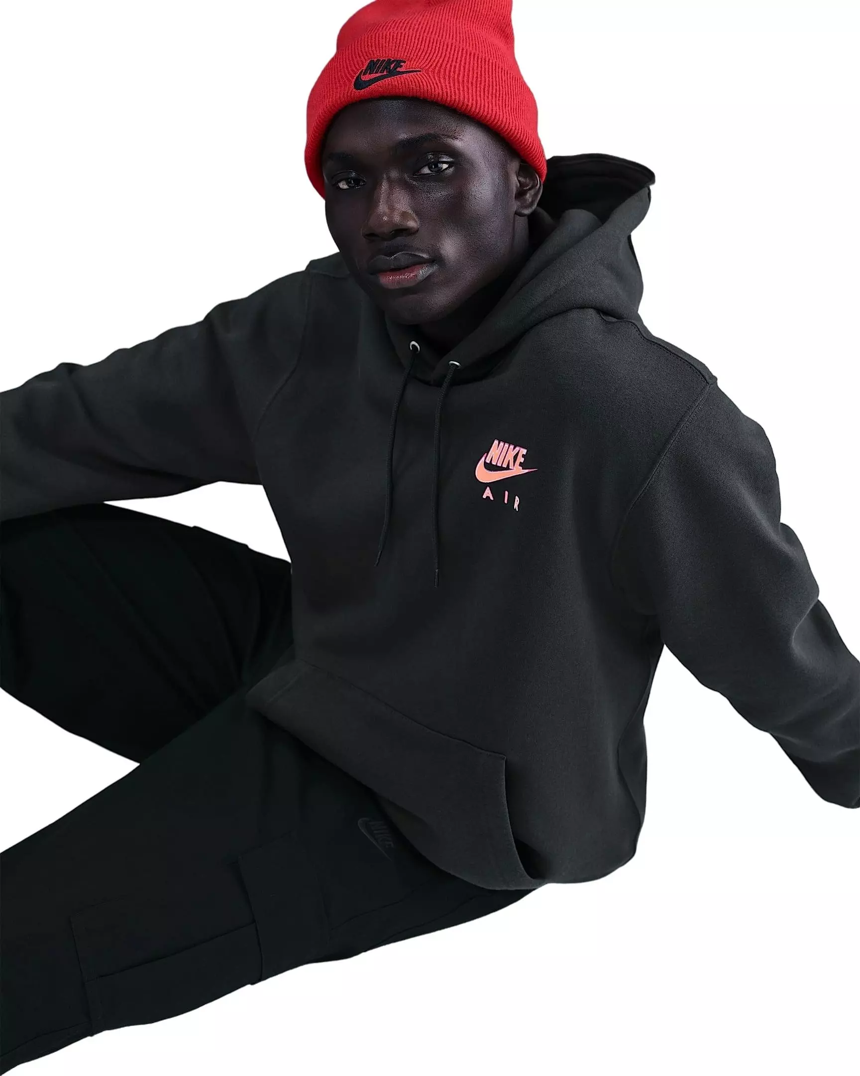 Nike Men's Sportswear Club Pullover Fleece Hoodie - BLACK