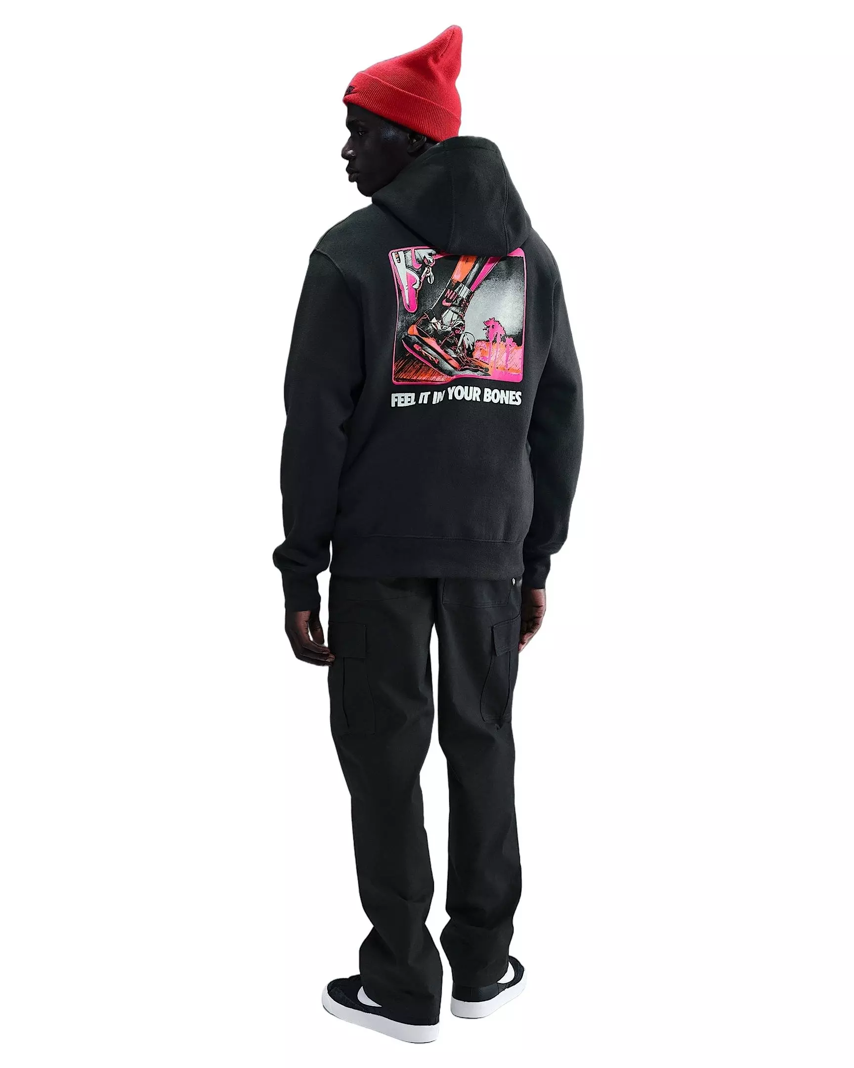 Nike Men's Sportswear Club Pullover Fleece Hoodie - BLACK