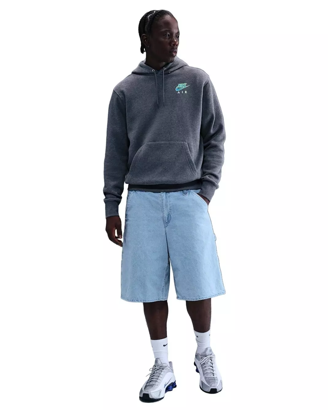 Nike Men's Sportswear Club Pullover Fleece Hoodie - CHARCOAL