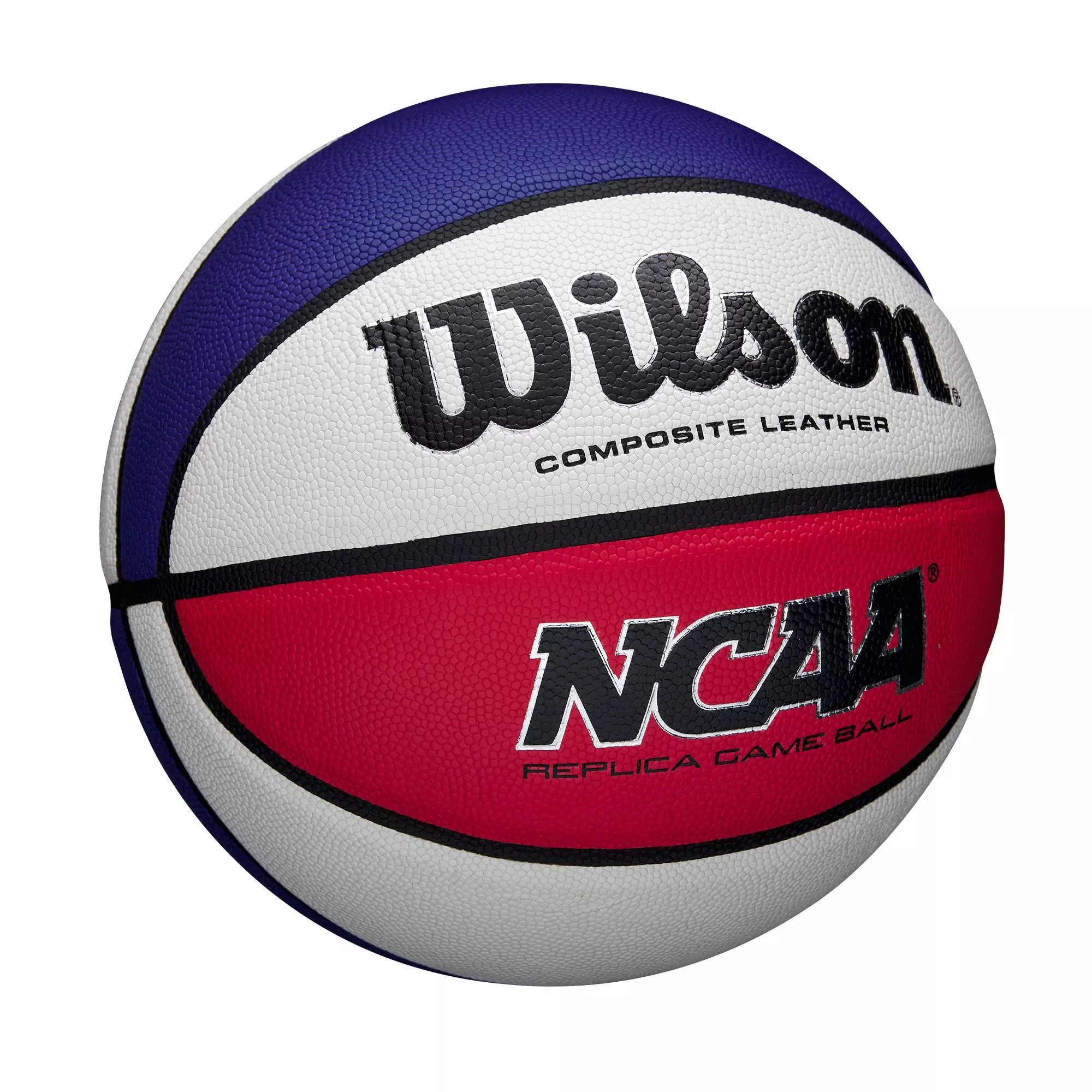 Wilson NCAA Evo NXT Replica Basketball-Red/White/Blue - RED/WHITE/BLUE