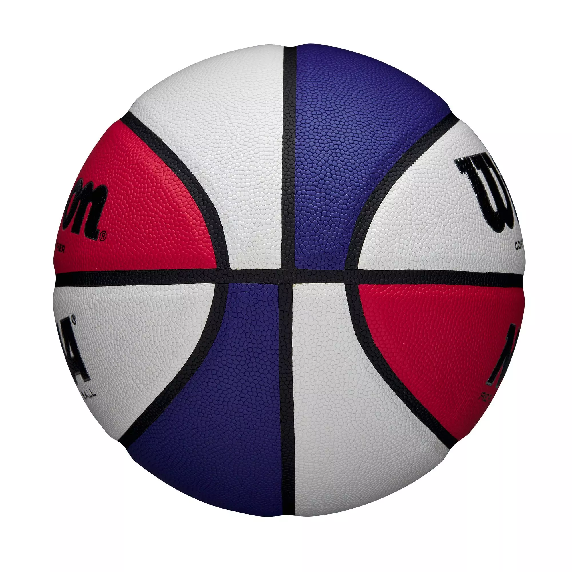 Wilson NCAA Evo NXT Replica Basketball-Red/White/Blue - RED/WHITE/BLUE