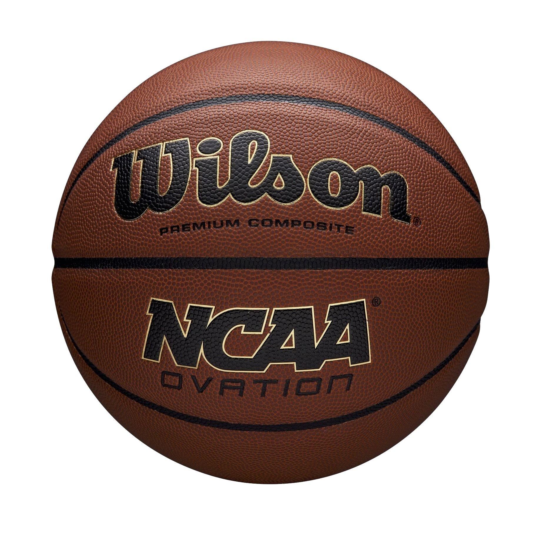 Wilson NVAA Ovation 7 Basketball-Brown - BROWN Thumbnail View 1