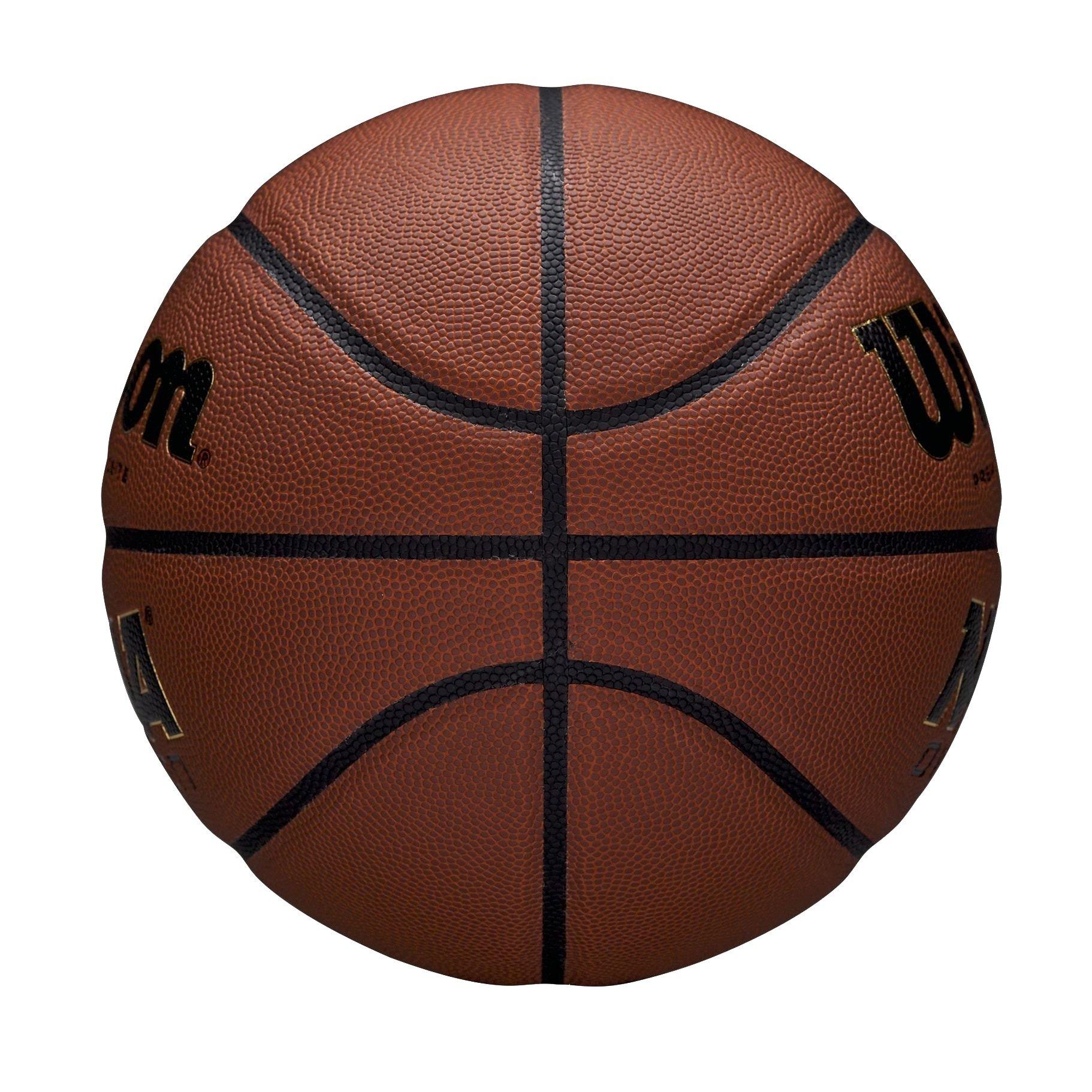Wilson NVAA Ovation 7 Basketball-Brown - BROWN Thumbnail View 2