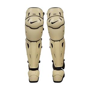 Nike Adults' Diamond Elite Baseball Leg Guards - Lt Khaki/Black - LT KHAKI/BLACK