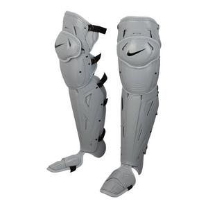 Nike Adults' Diamond Elite Baseball Leg Guards - Grey/Black - GREY/BLACK