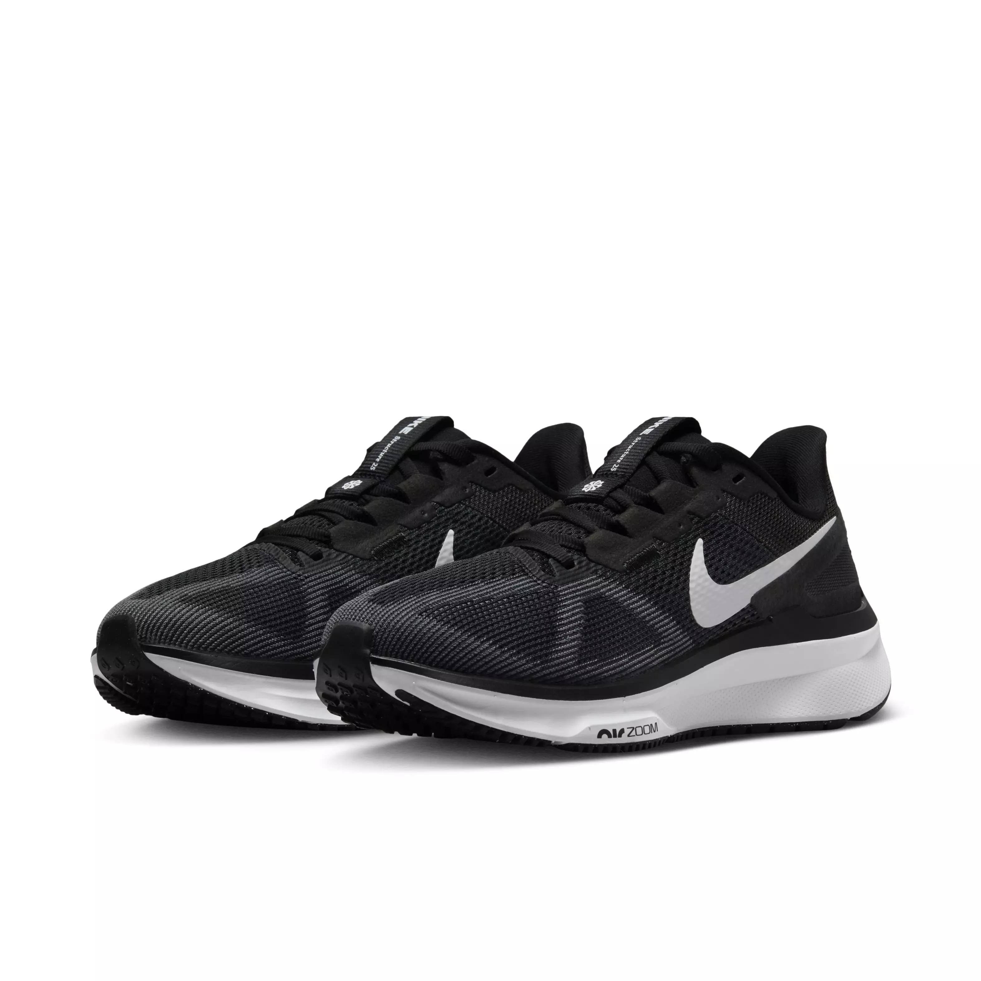 Nike Structure 25 "Black/White/Dark Smoke Grey" Women's Running Shoe - BLACK/WHITE/DK GREY