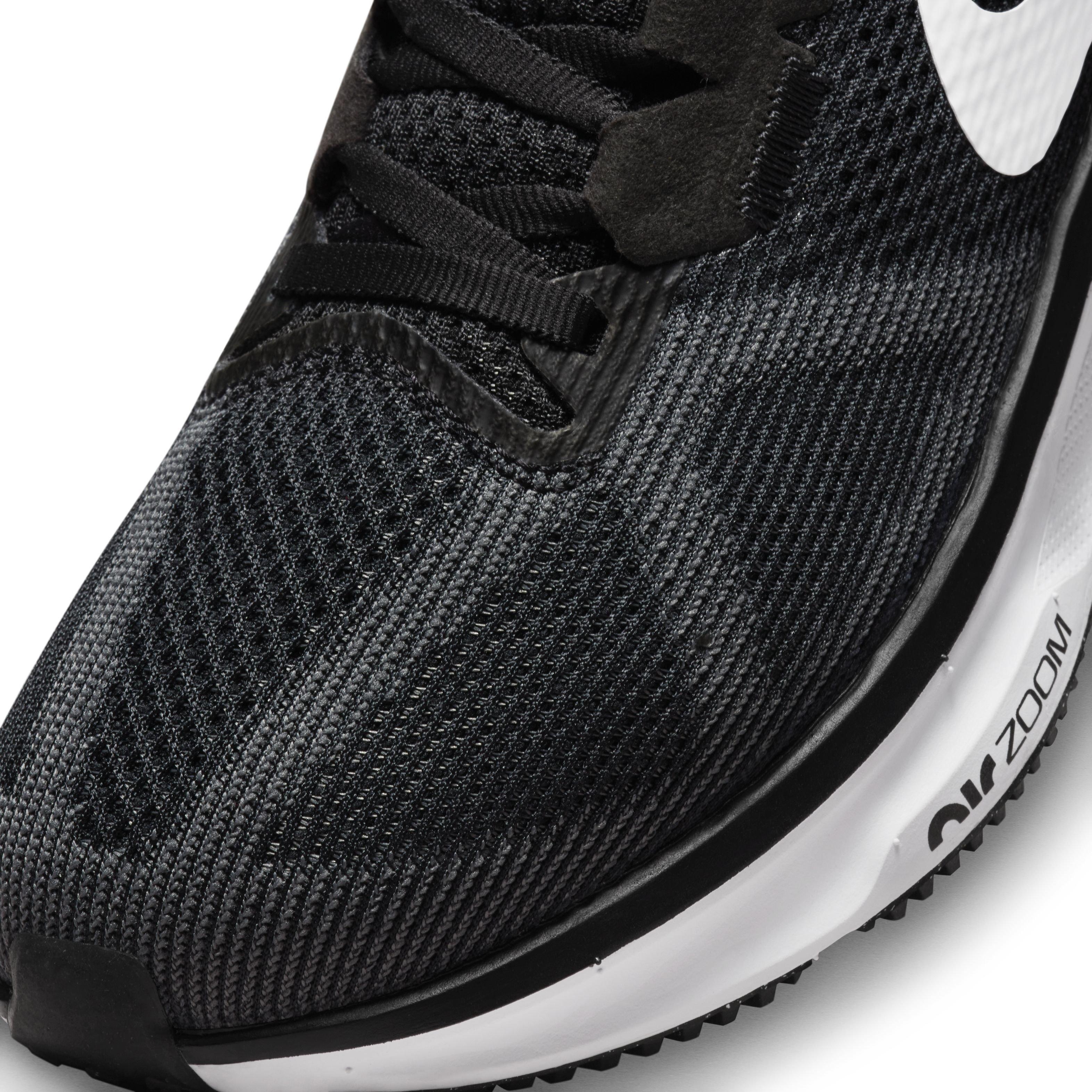 Nike Structure 25 "Black/White/Dark Smoke Grey" Women's Running Shoe - BLACK/WHITE/DK GREY Thumbnail View 7