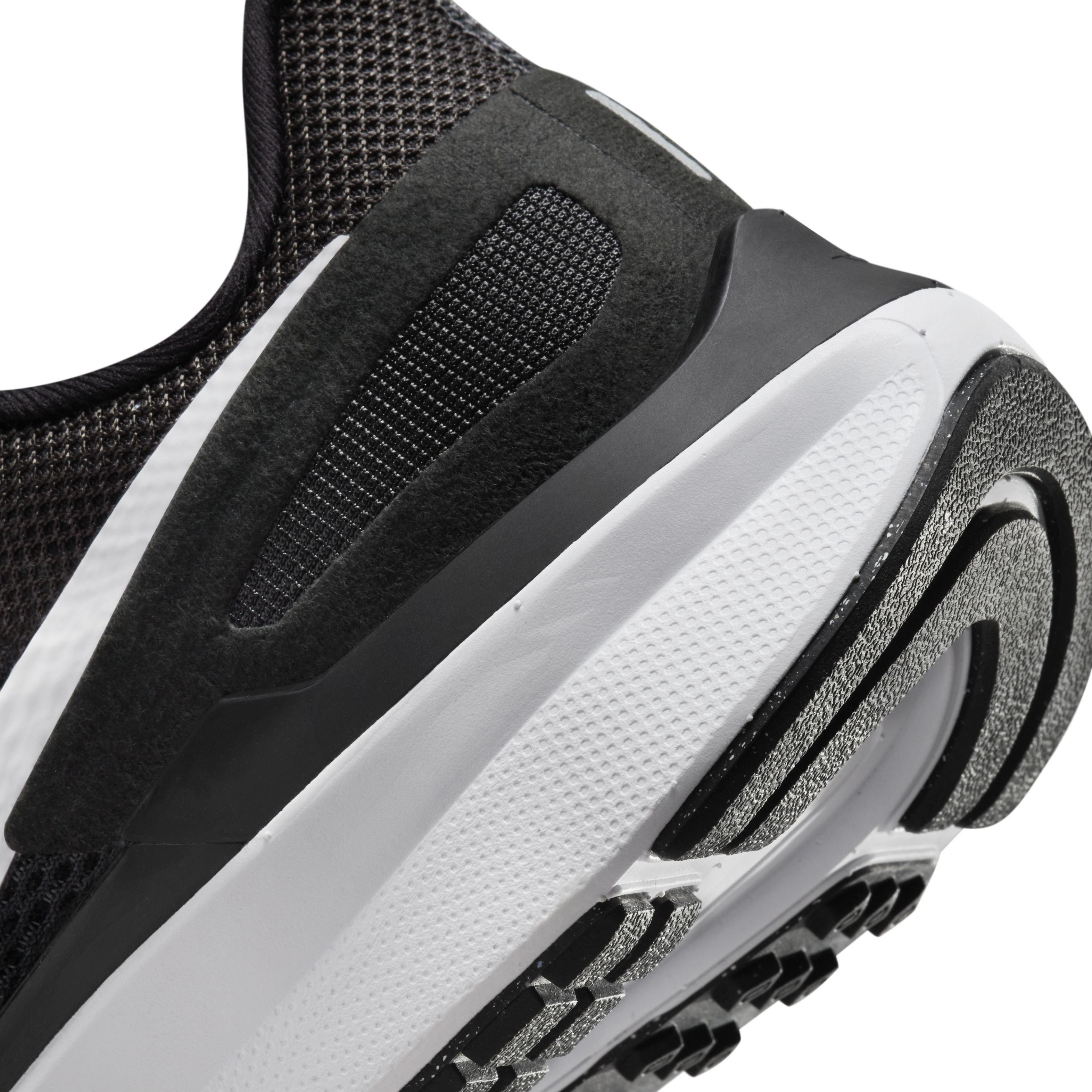 Nike Structure 25 "Black/White/Dark Smoke Grey" Women's Running Shoe - BLACK/WHITE/DK GREY Thumbnail View 8
