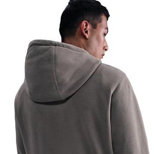 Nike Men's Sportswear Club Washed Fleece Hoodie - Grey