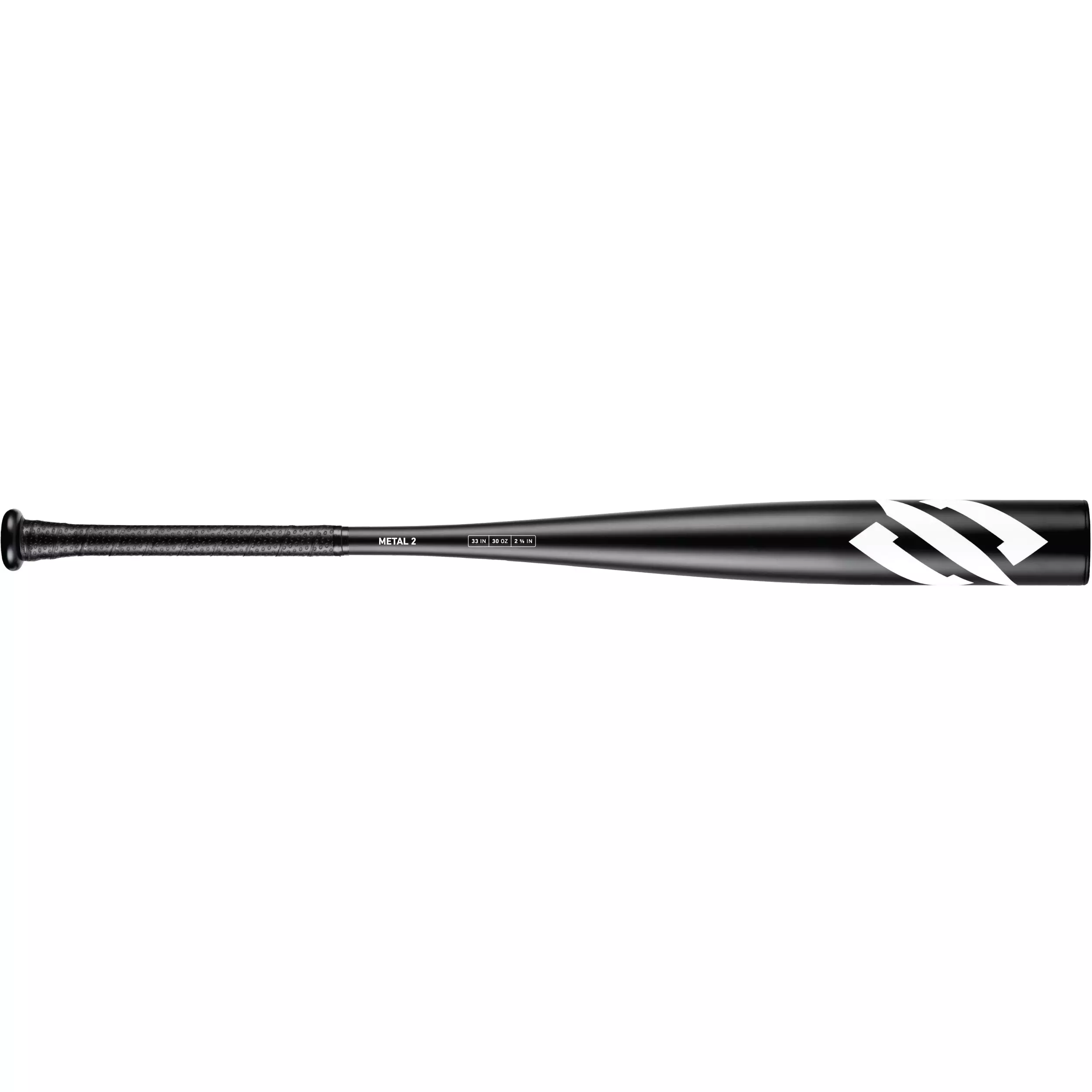 StringKing Metal 2 BBCOR Baseball Bat (-3) - BLACK/WHITE