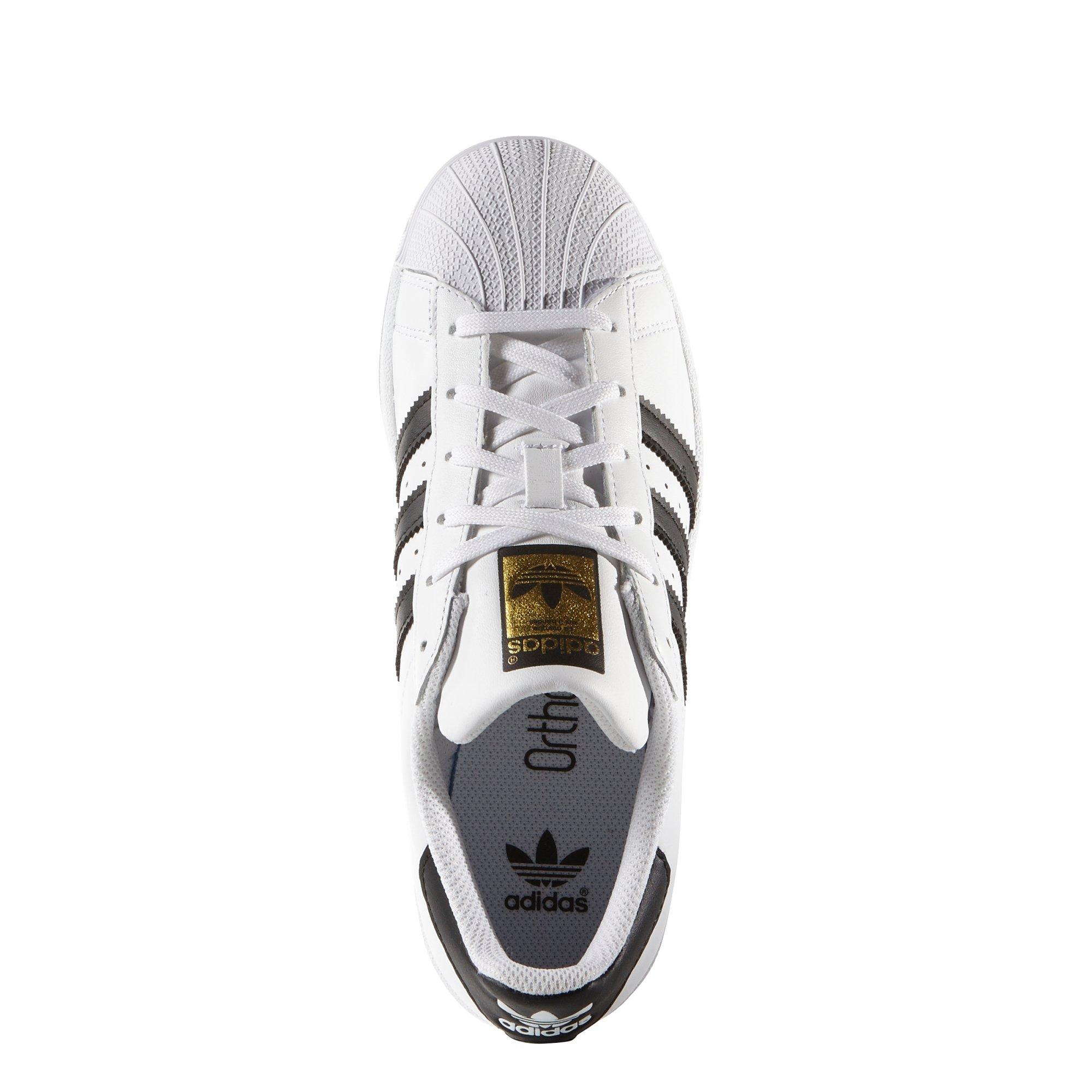 black and white shell toe adidas grade school