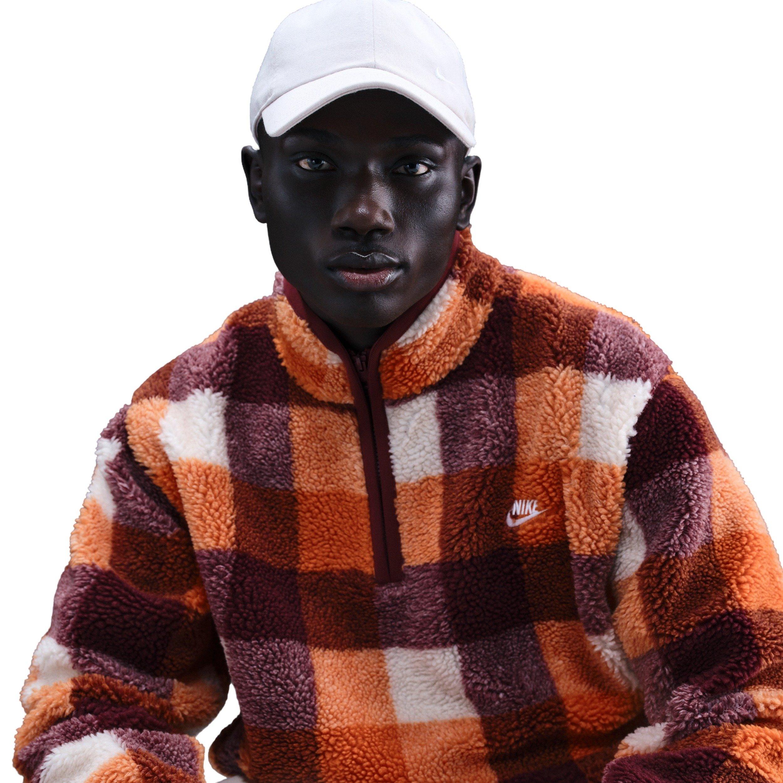 Nike Men's Club Winterized 1/2 Zip - WHITE Thumbnail View 3