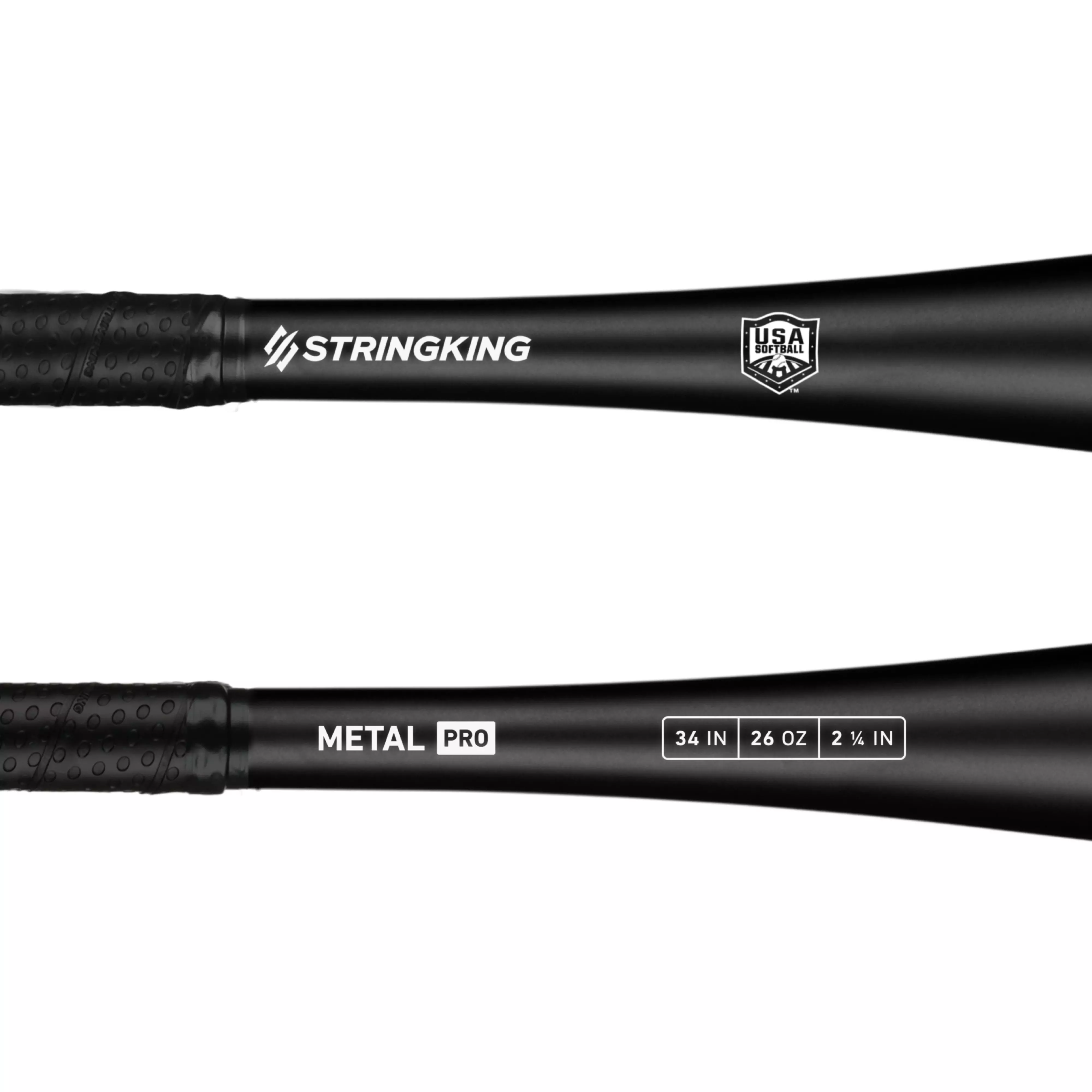 StringKing Metal Pro USA Slowpitch Softball Bat - BLACK