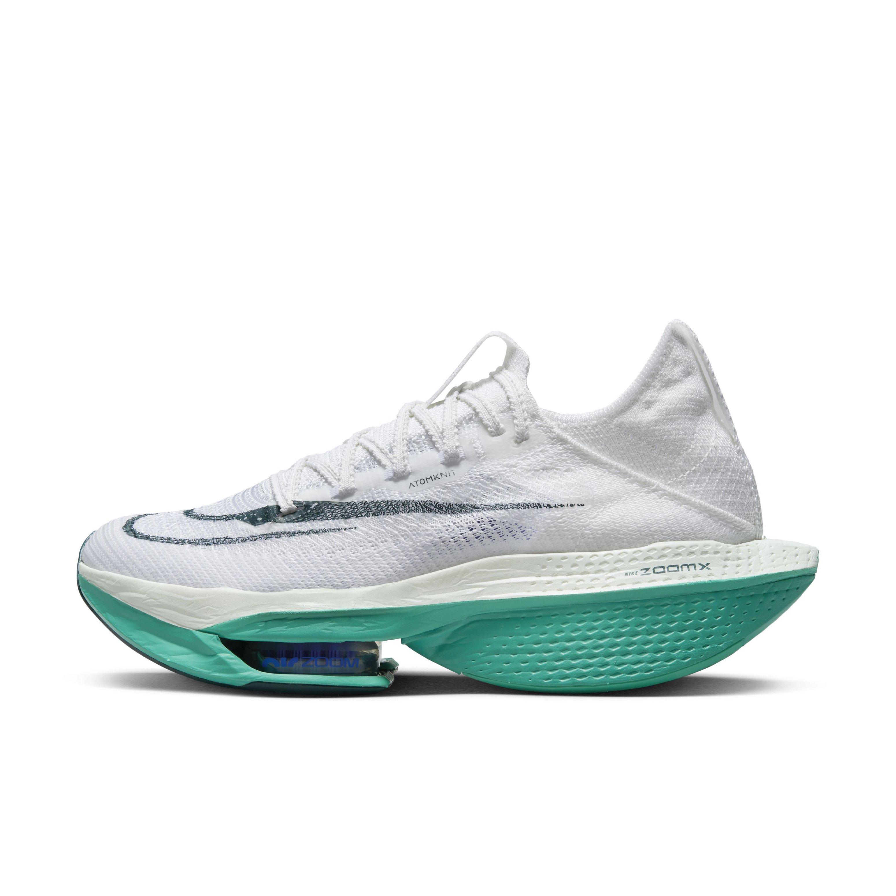 Nike Alphafly 2 "White/Deep Jungle/Clear Jade" Women's Running Shoe - WHITE/TEAL Thumbnail View 2