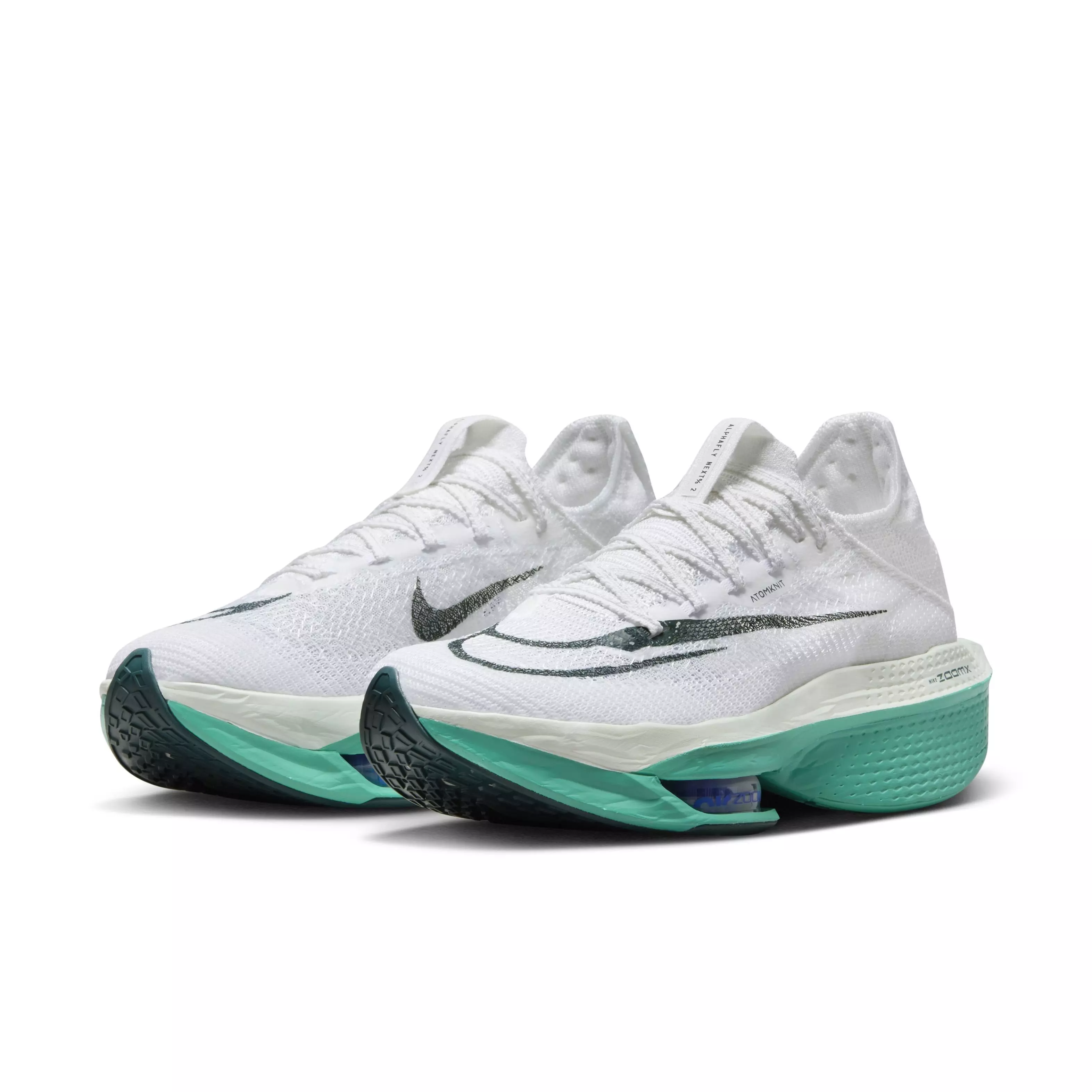 Nike Alphafly 2 "White/Deep Jungle/Clear Jade" Women's Running Shoe - WHITE/TEAL