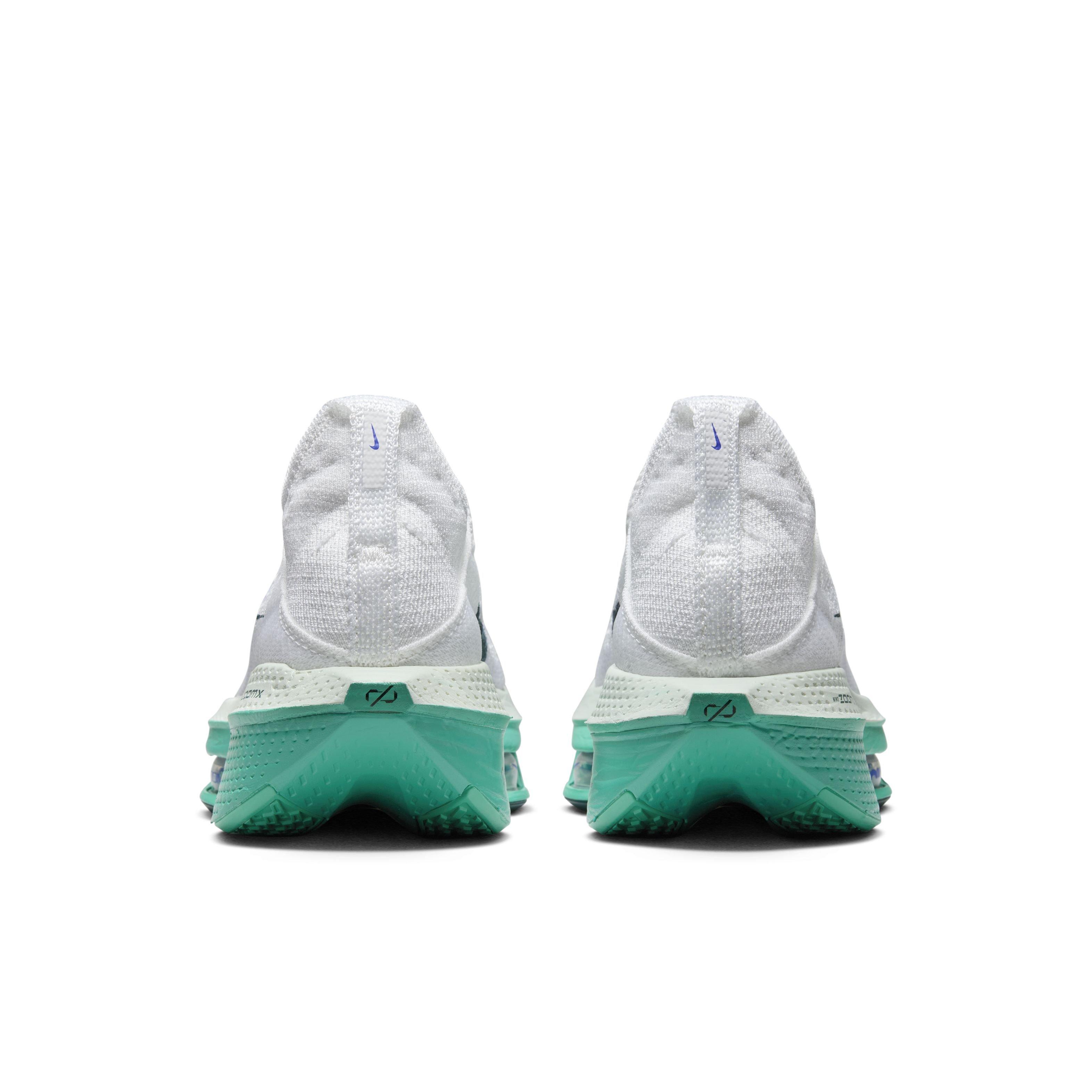 Nike Alphafly 2 "White/Deep Jungle/Clear Jade" Women's Running Shoe - WHITE/TEAL Thumbnail View 5