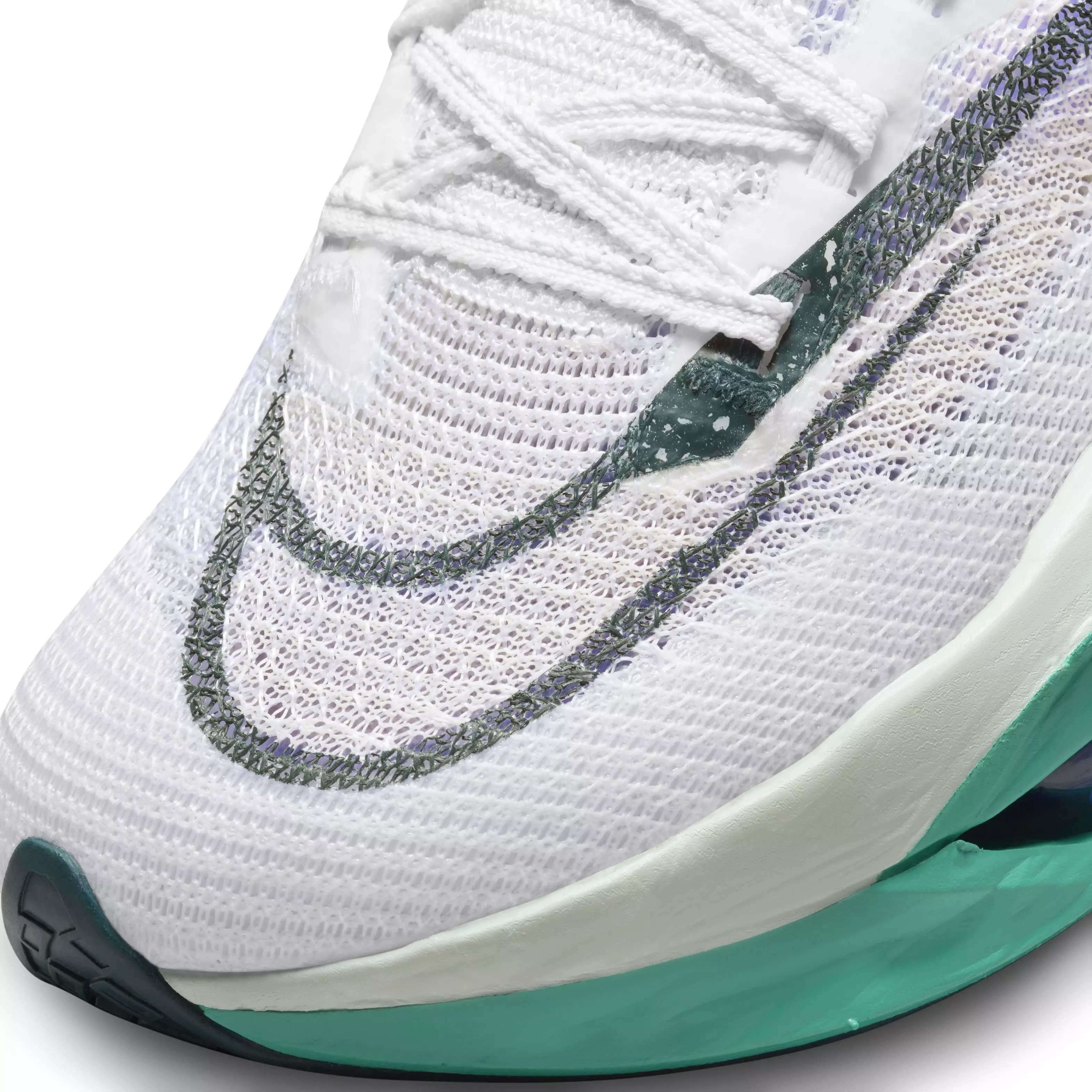 Nike Alphafly 2 "White/Deep Jungle/Clear Jade" Women's Running Shoe - WHITE/TEAL