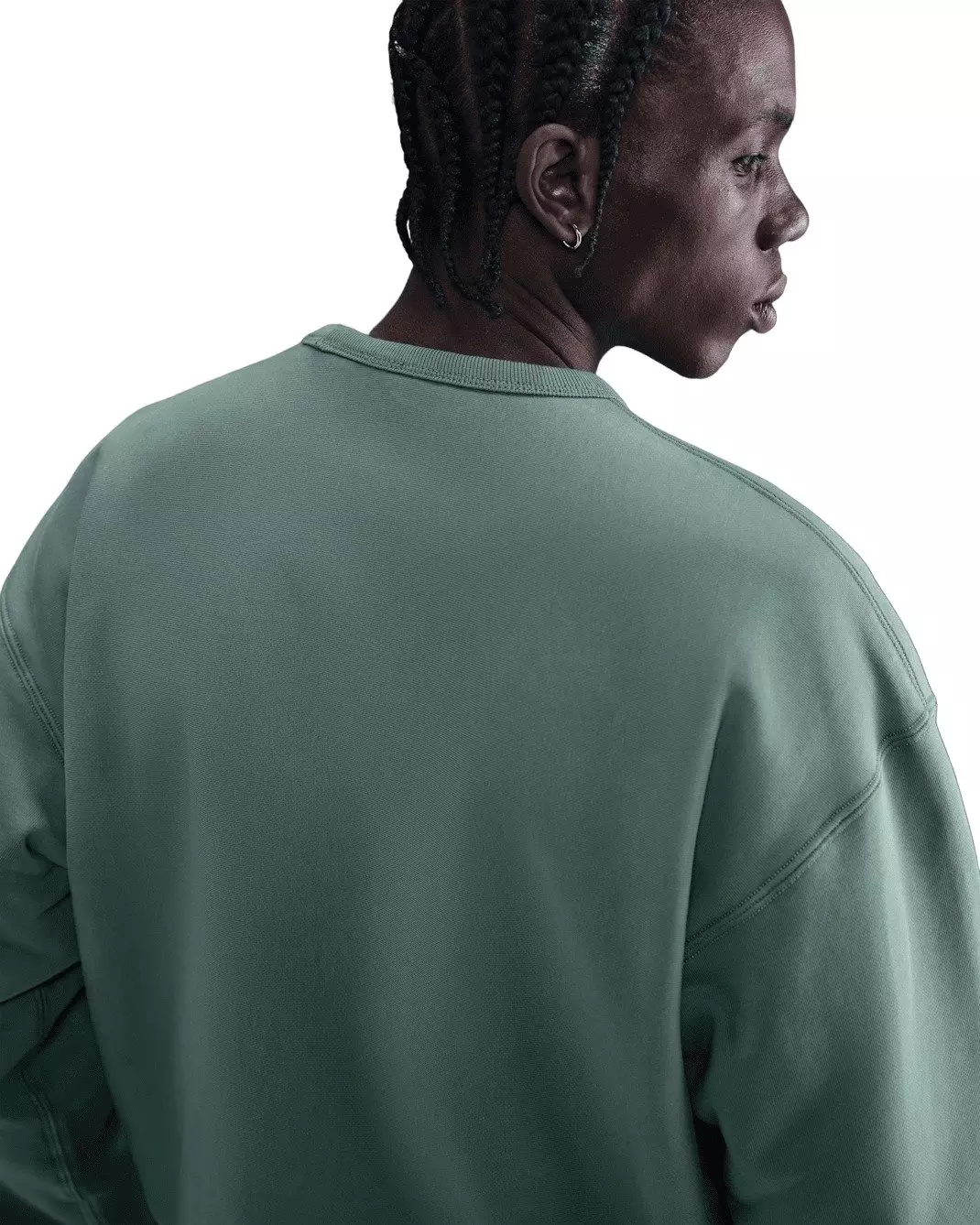 Nike Men's Solo Swoosh Fleece Crew - GREEN