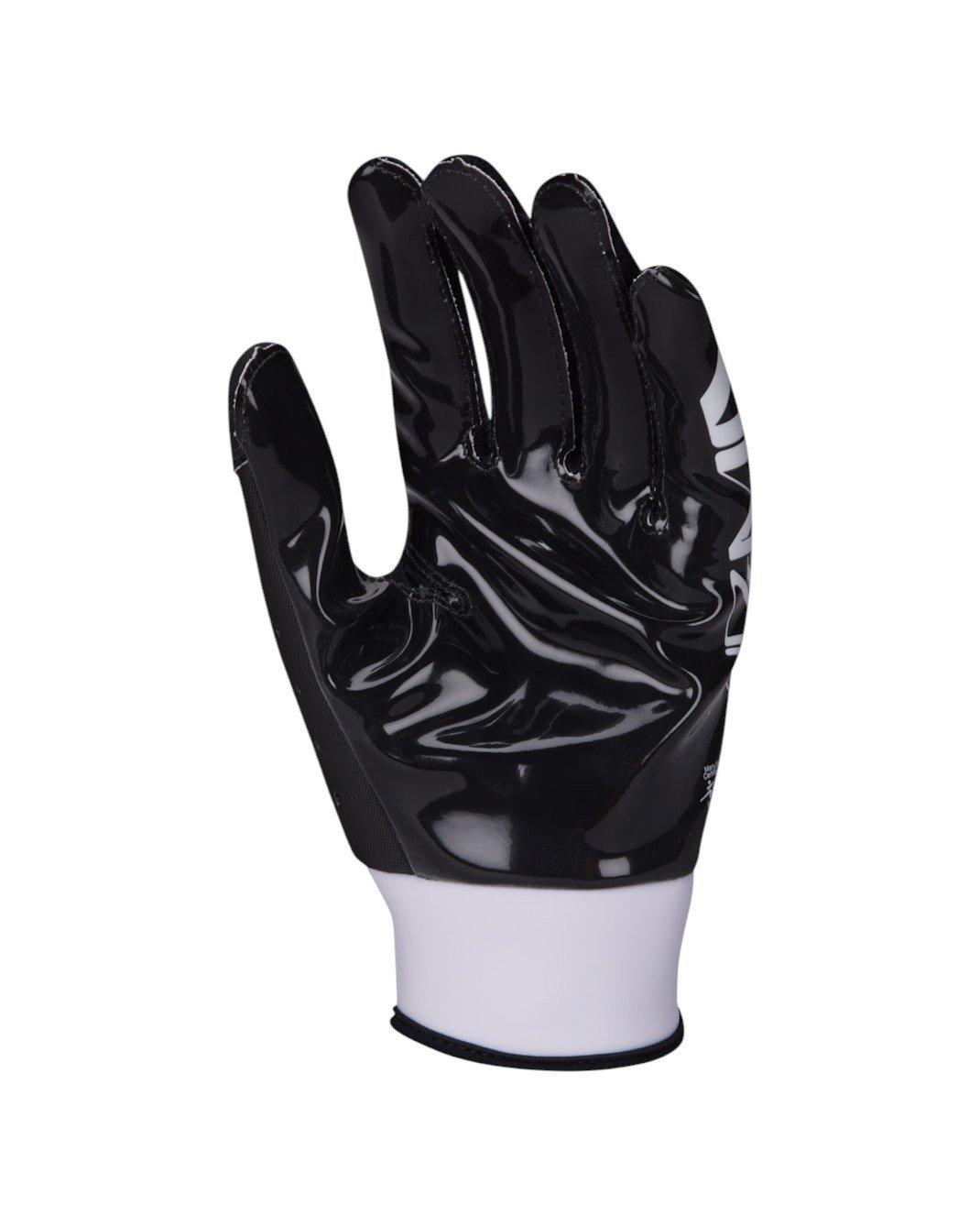 Nike Big Kids' Vapor Jet 9.0 Football Gloves - Black/White - BLACK/WHITE