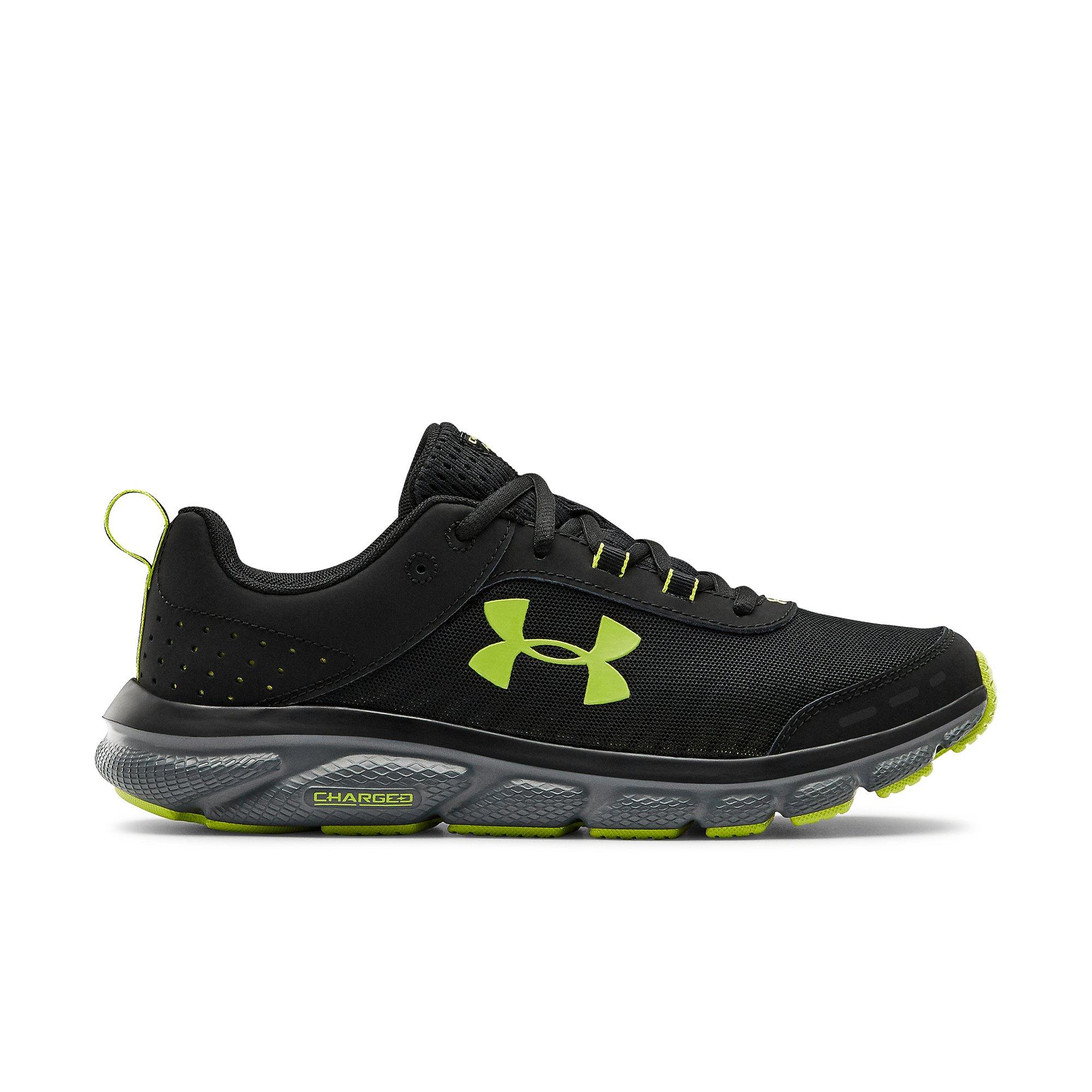 under armour black and green shoes