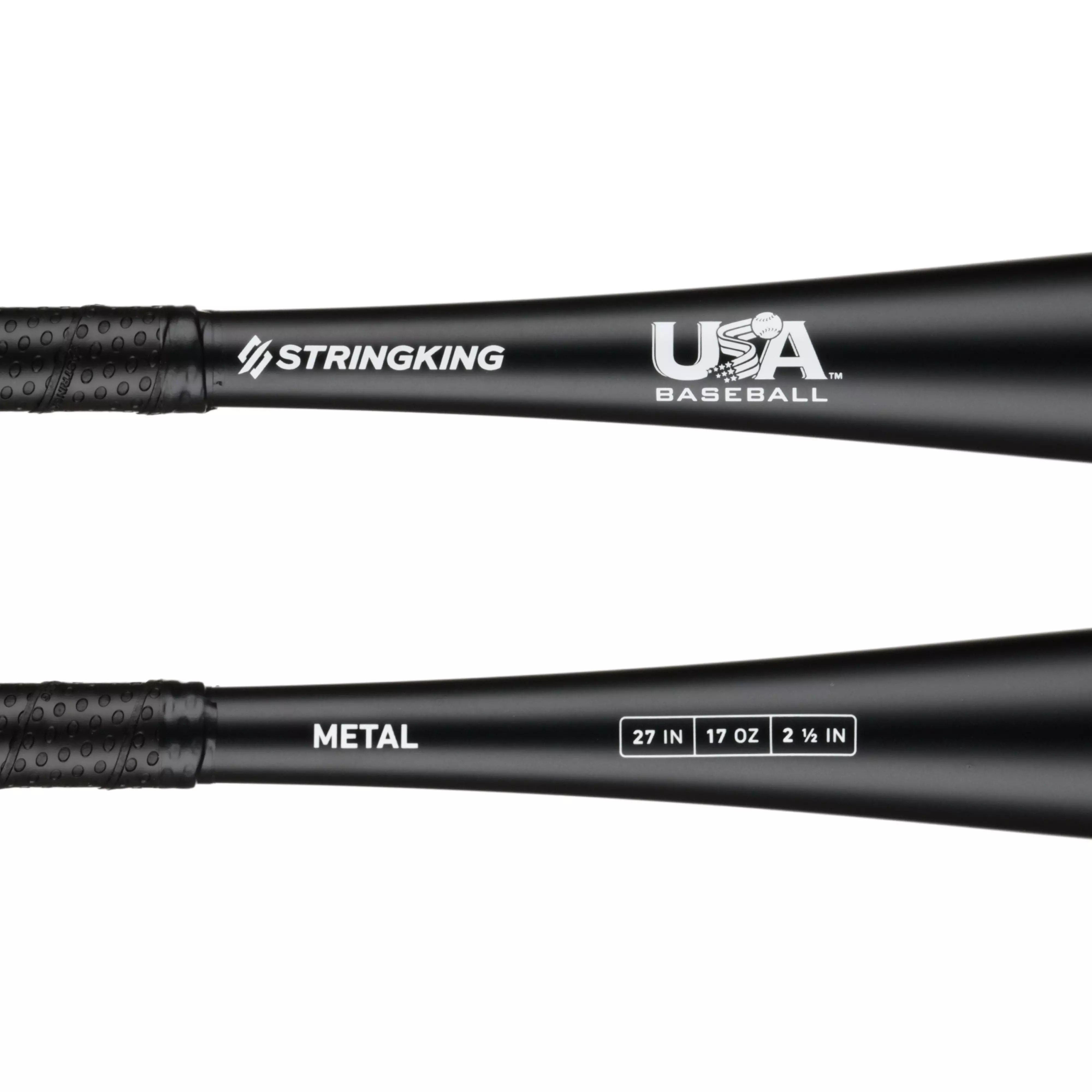 StringKing Metal USA Baseball Bat (-10) - BLACK