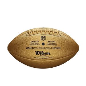 Wilson Men's NFL The Duke Metallic Edition Football-Gold