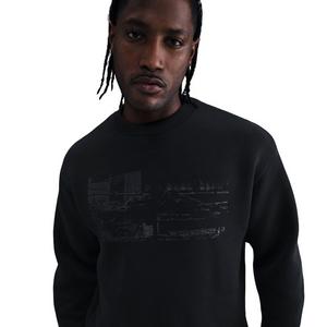 Nike Men's Tech Fleece Crew with Reflective Accents Sweater