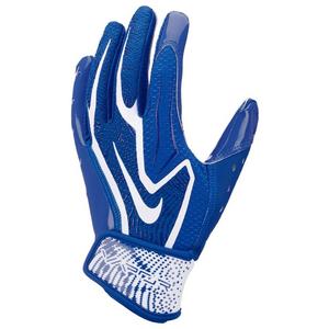 Nike Big Kids' Vapor Jet 9.0 Football Gloves - Royal/White - ROYAL/WHITE
