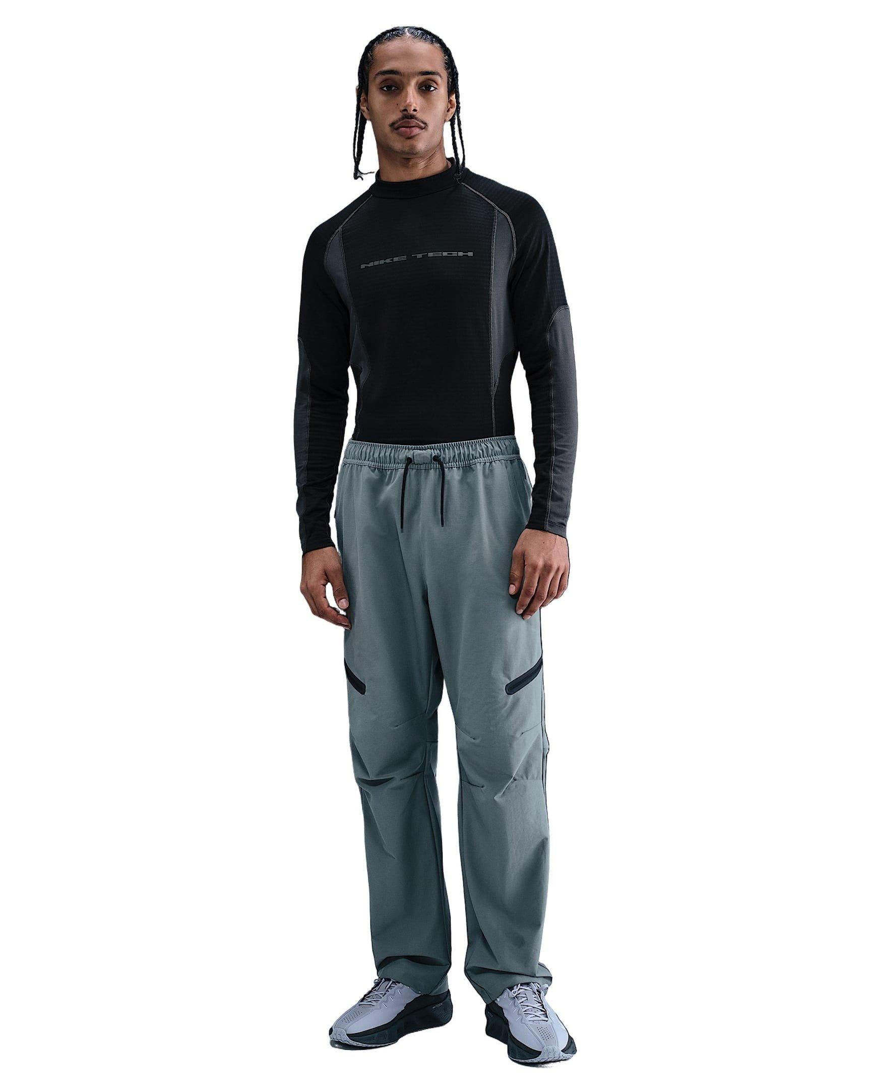 Nike Men's Tech Pro Base Layer Long-Sleeve Top - BLACK Thumbnail View 4