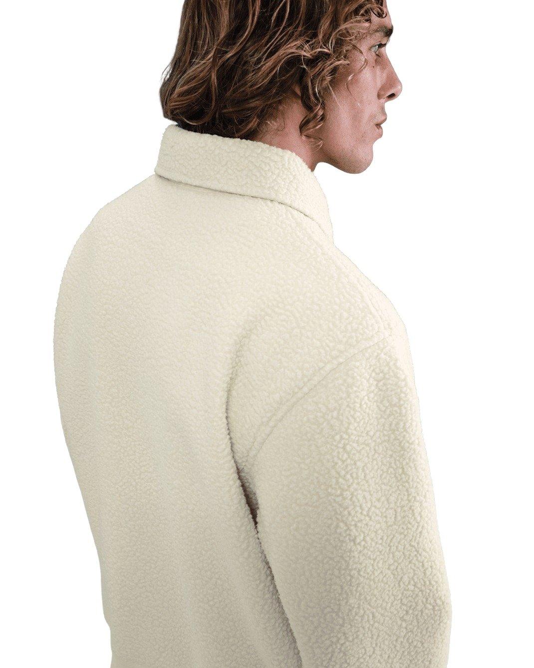 Nike Men's Sportswear Club Heavyweight Fleece Coach Jacket - LT KHAKI Thumbnail View 2