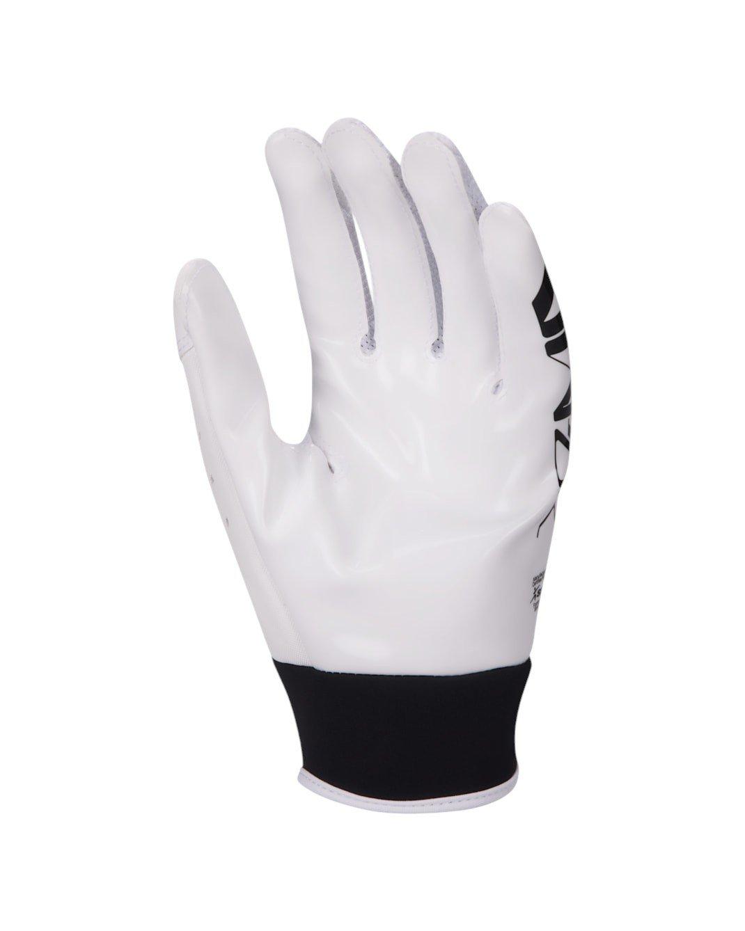Nike Big Kids' Vapor Jet 9.0 Football Gloves - White/Black - WHITE/BLACK