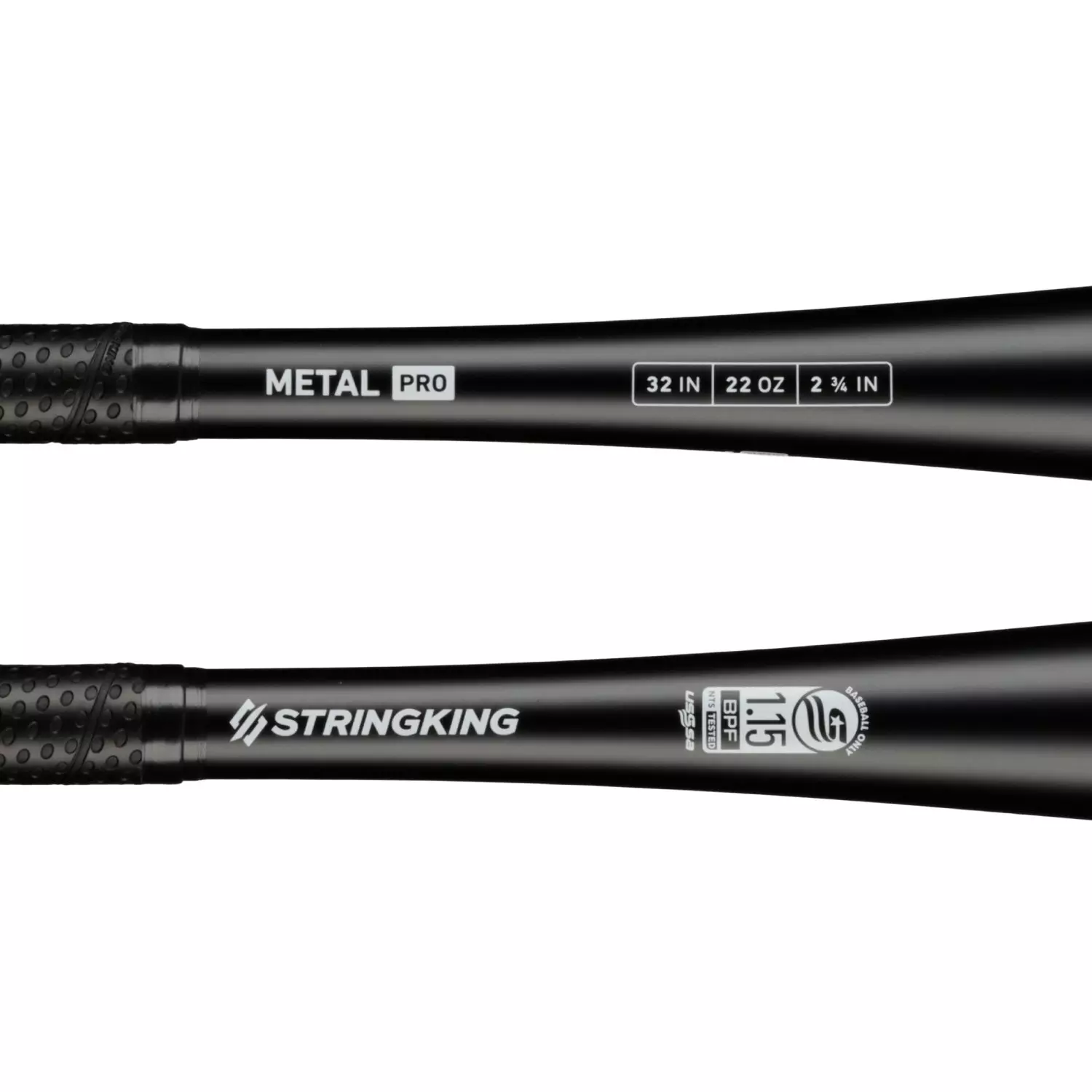 StringKing Metal Pro USSSA Baseball Bat (-10) - BLACK
