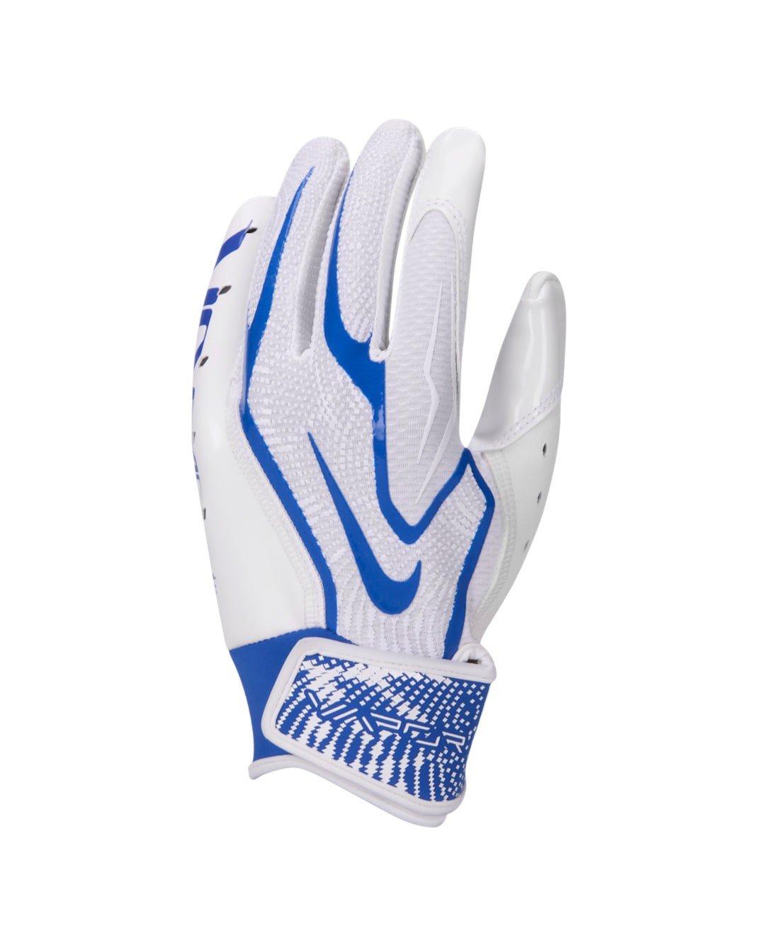Nike Big Kids' Vapor Jet 9.0 Football Gloves - White/Royal - WHITE/ROYAL