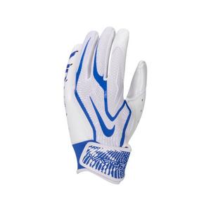 Nike Big Kids' Vapor Jet 9.0 Football Gloves - White/Royal - WHITE/ROYAL