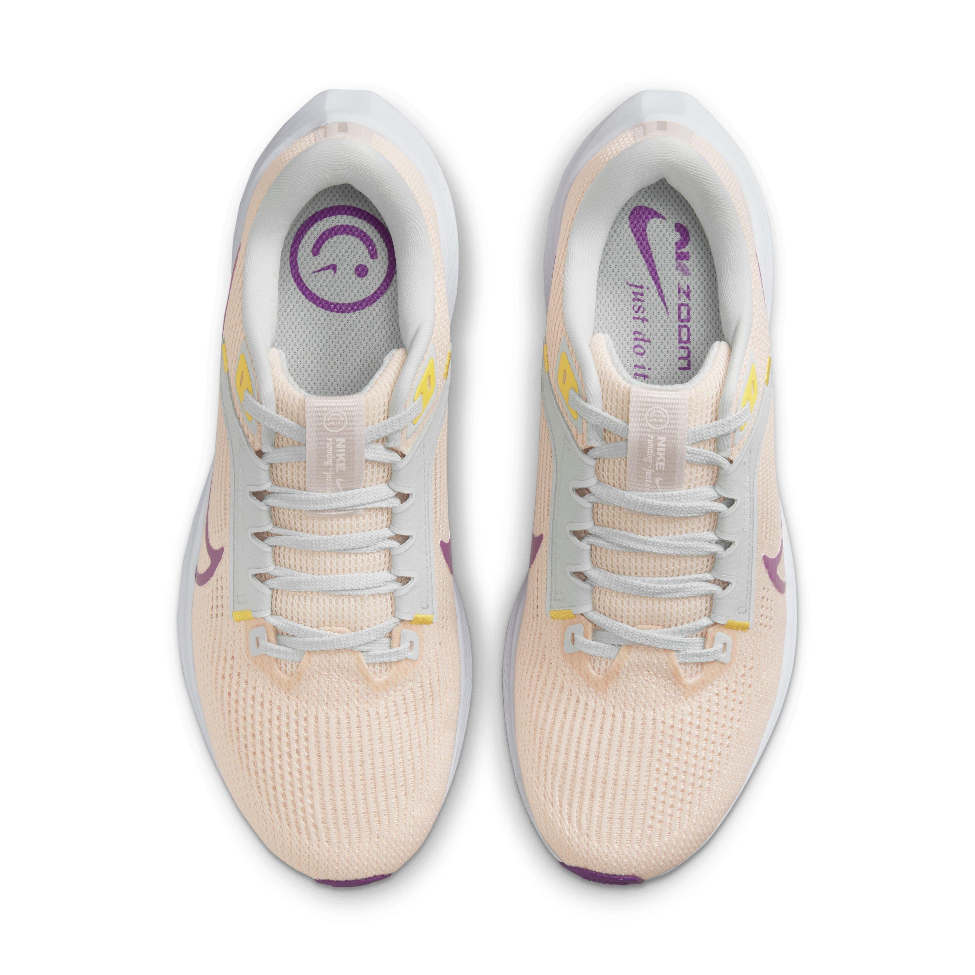 Nike Pegasus 40 "Guava Ice/Vivid Purple/Amber Brown" Women's Running Shoe - GUAVA/PURPLE/BROWN Thumbnail View 4