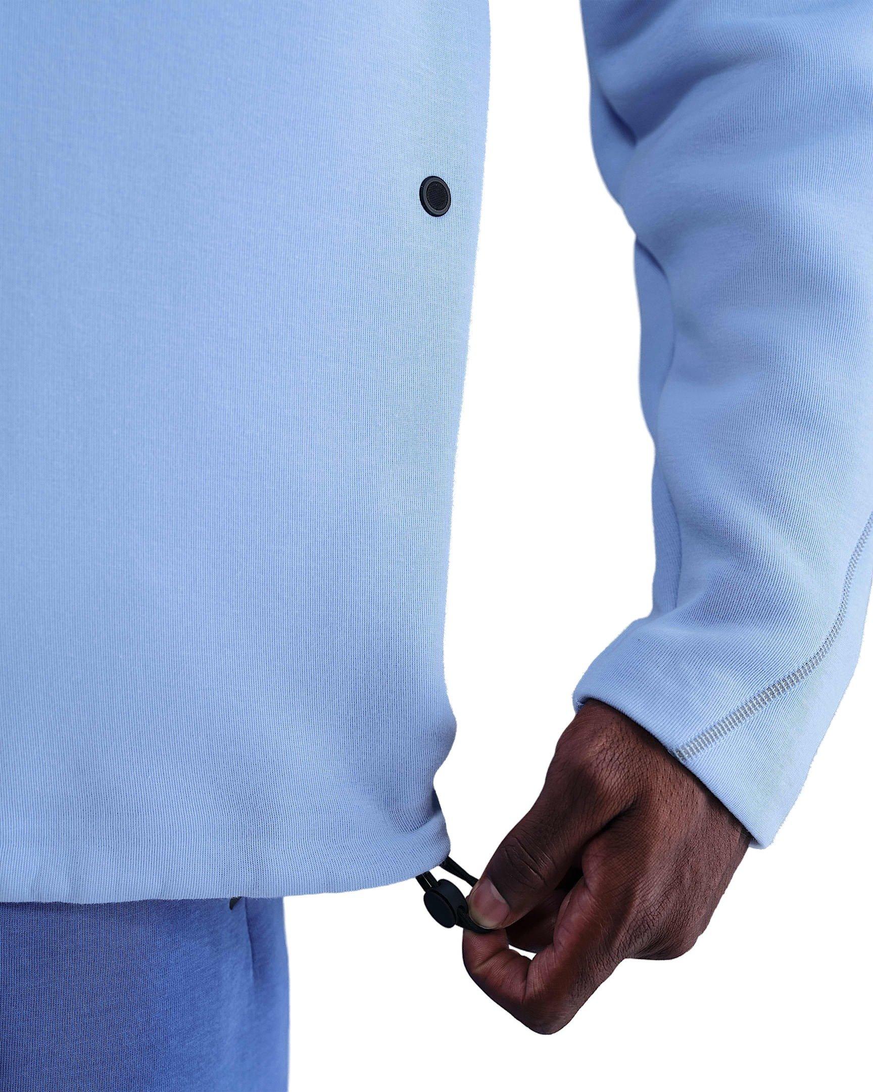 Nike Men's Tech Fleece Loose Fit Crew - BLUE Thumbnail View 4