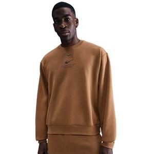 Nike Men's Sportswear Club BB Ski Fleece Crew-Neck Sweatshirt